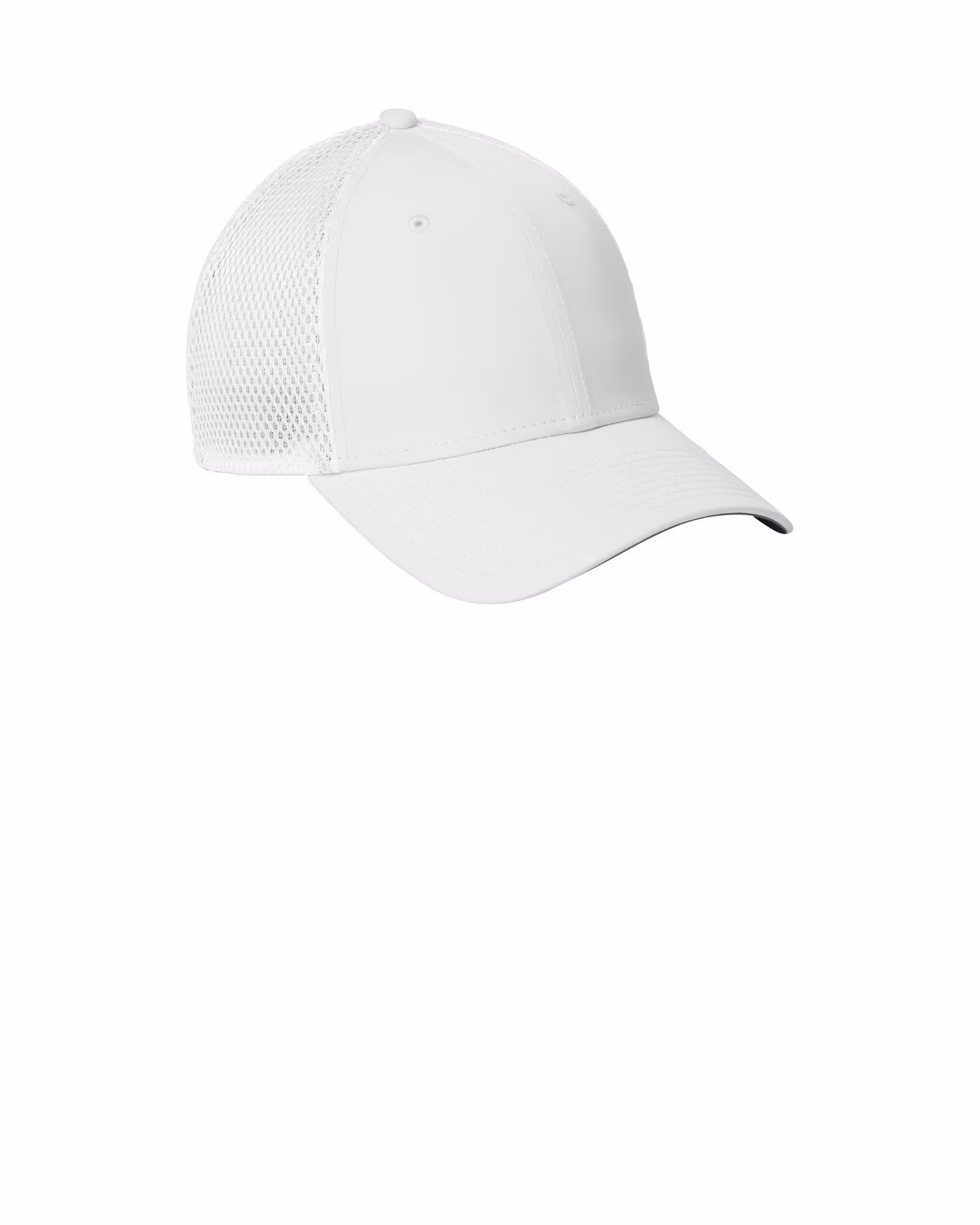 New Era 39THIRTY Performance Stretch Mesh Cap - White side