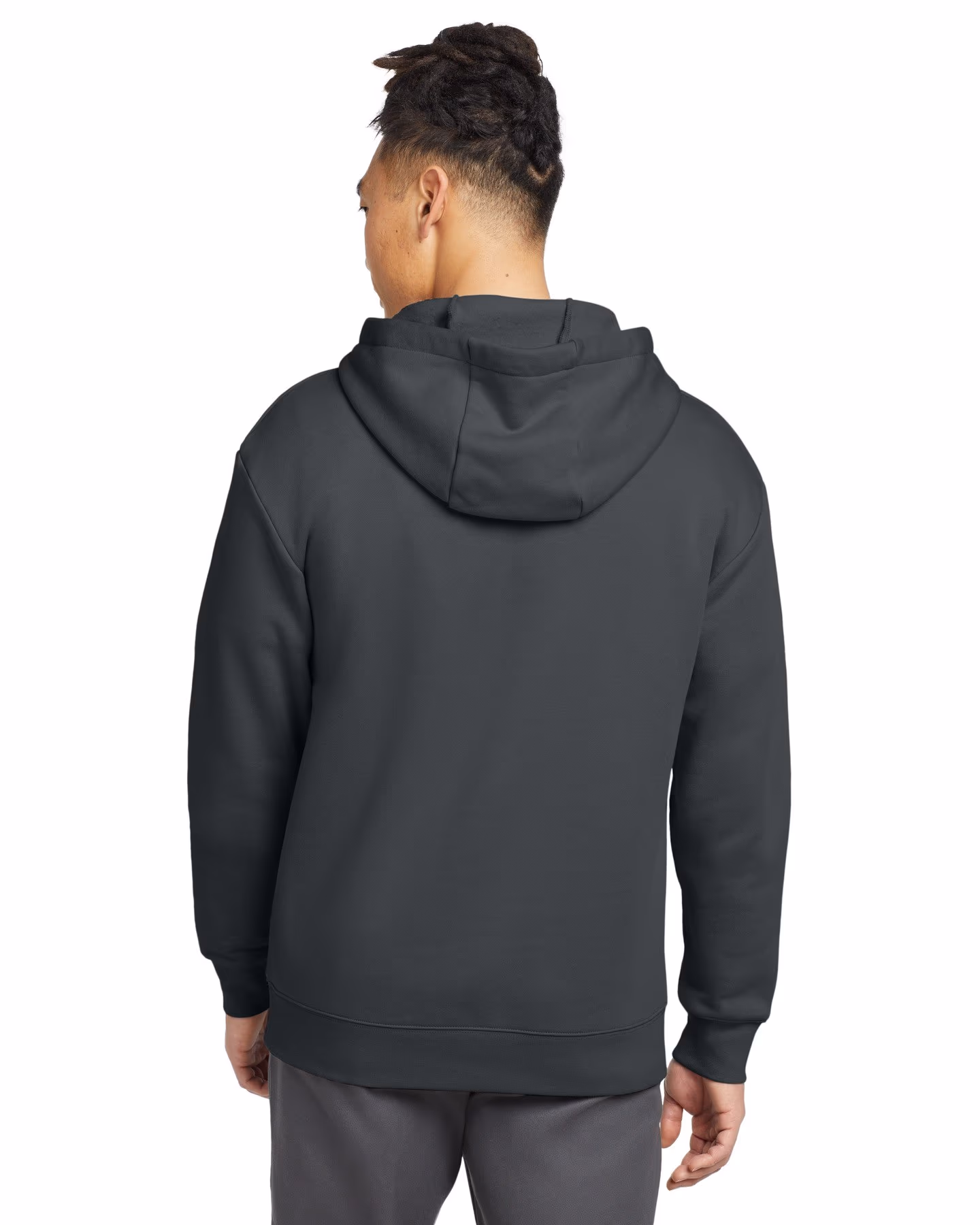 Custom New Era Heritage Fleece Pullover Hoodie - Graphite back