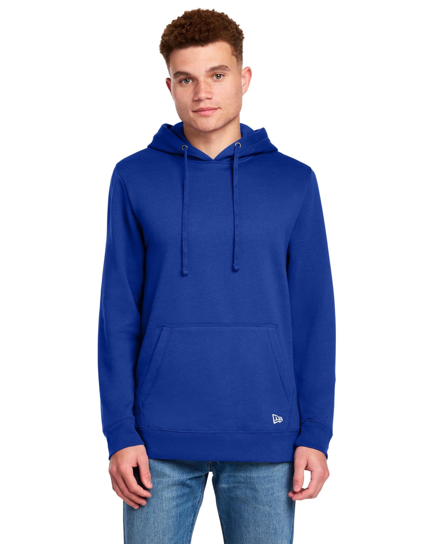 New Era Comeback Fleece Pullover Hoodie - Royal front