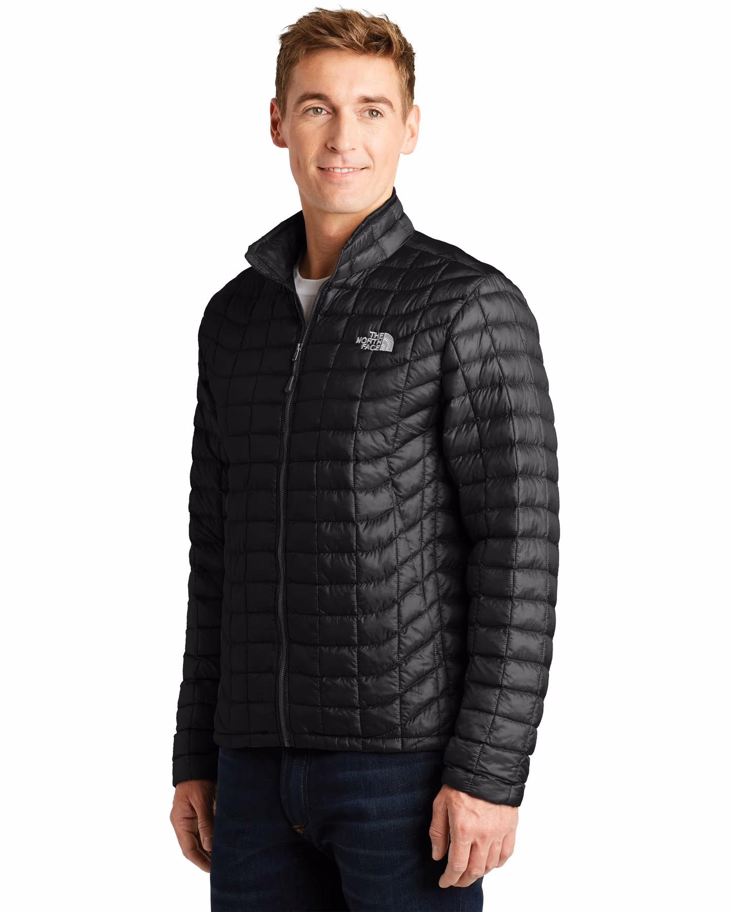 Custom The North Face ThermoBall Trekker Jacket - TNF Black 3q