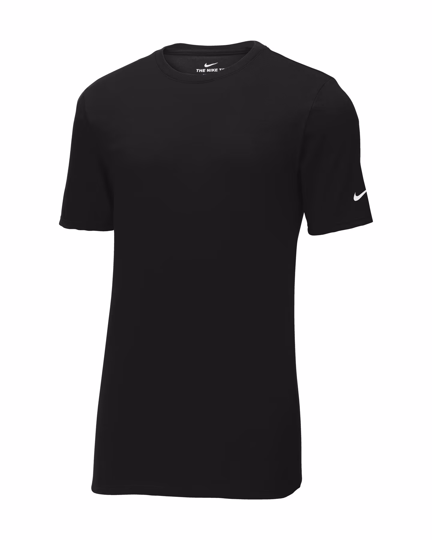 Custom Nike Dri-FIT Cotton/Poly Tee - Black front