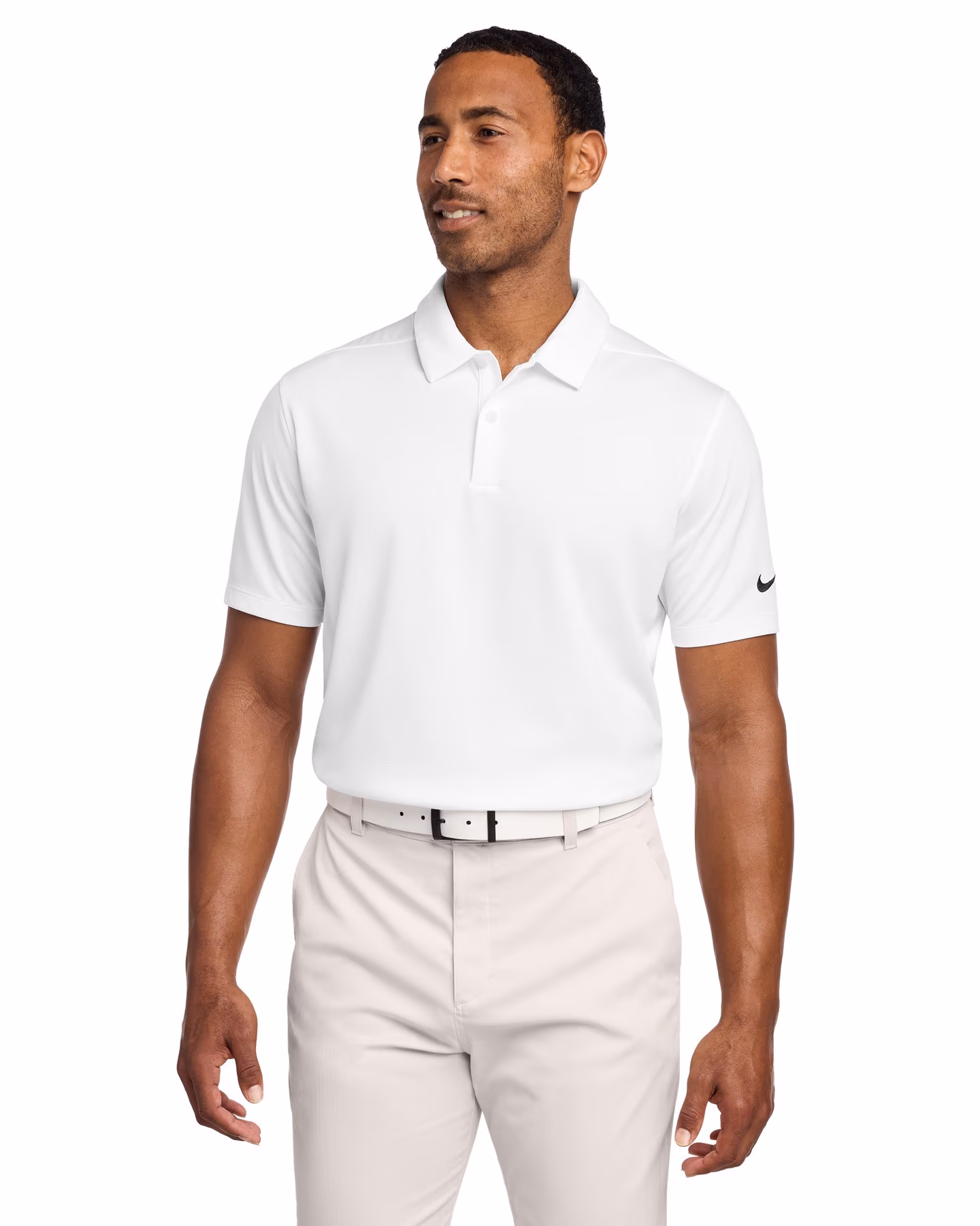 Nike Dry Essential Solid Polo - White front