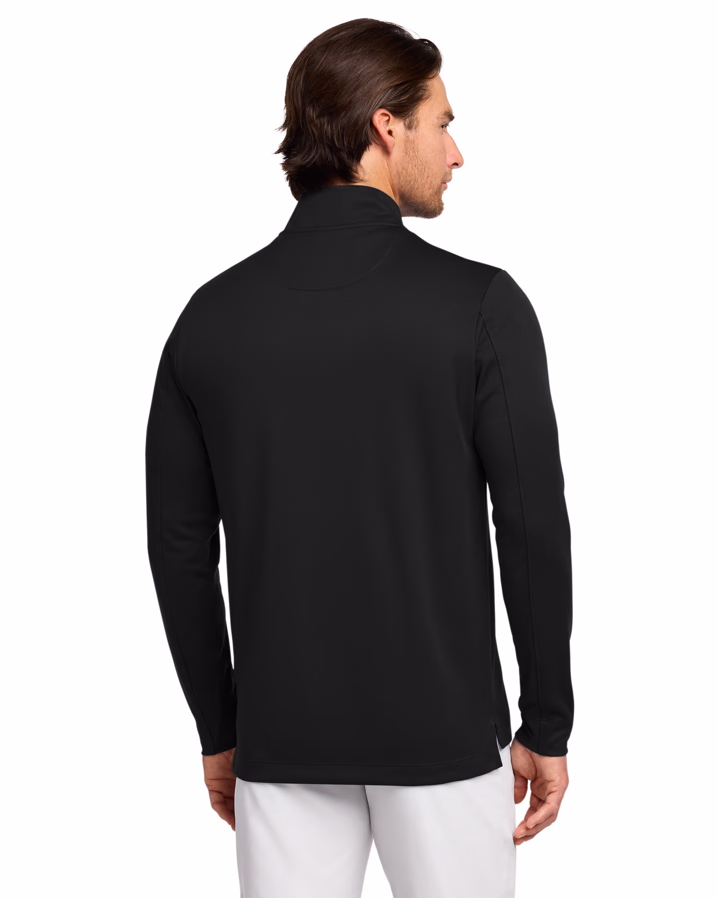 Custom Nike Dry 1/2-Zip Cover-Up - Black back
