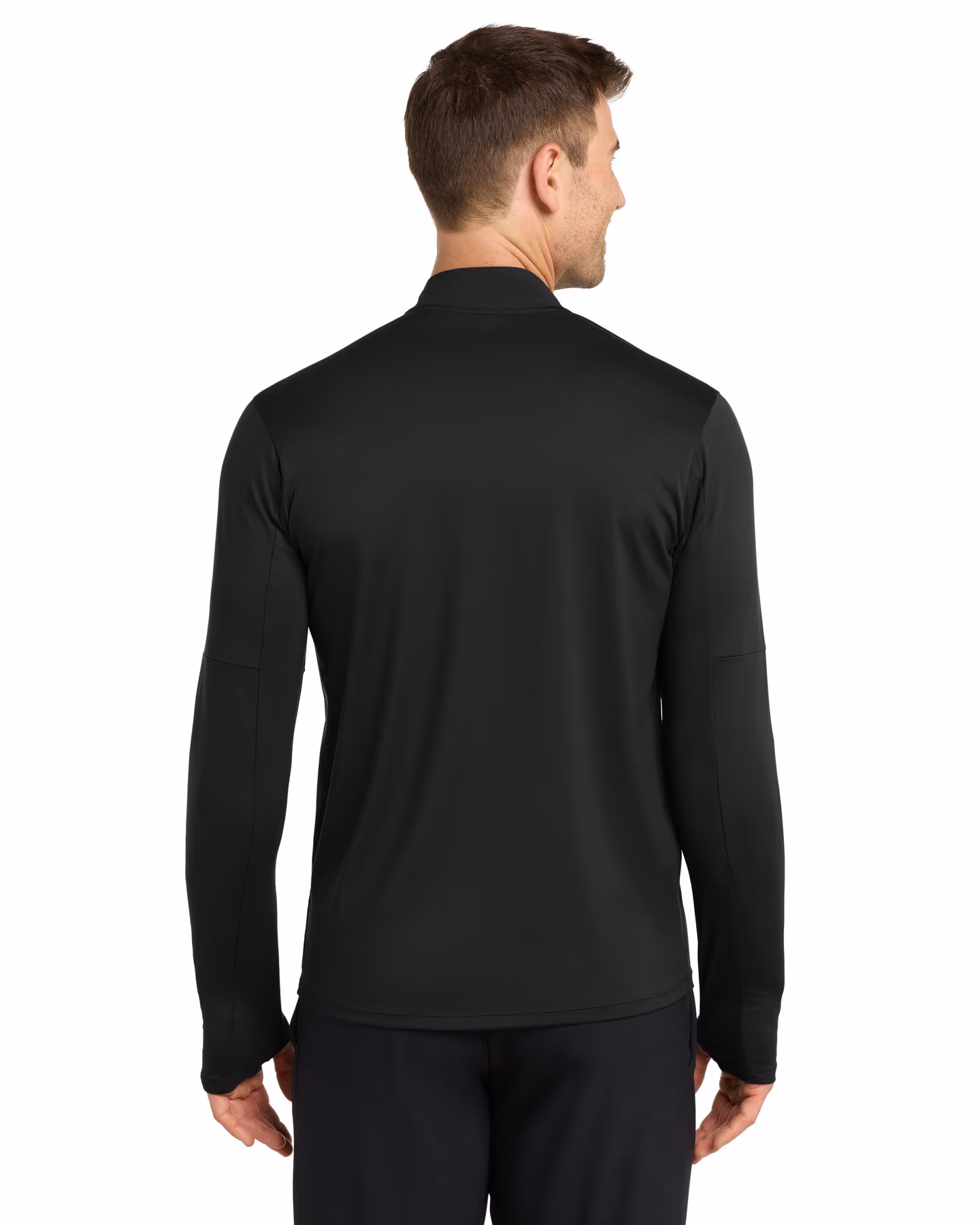 Custom Nike Dri-FIT Element 1/2-Zip Top - Black back