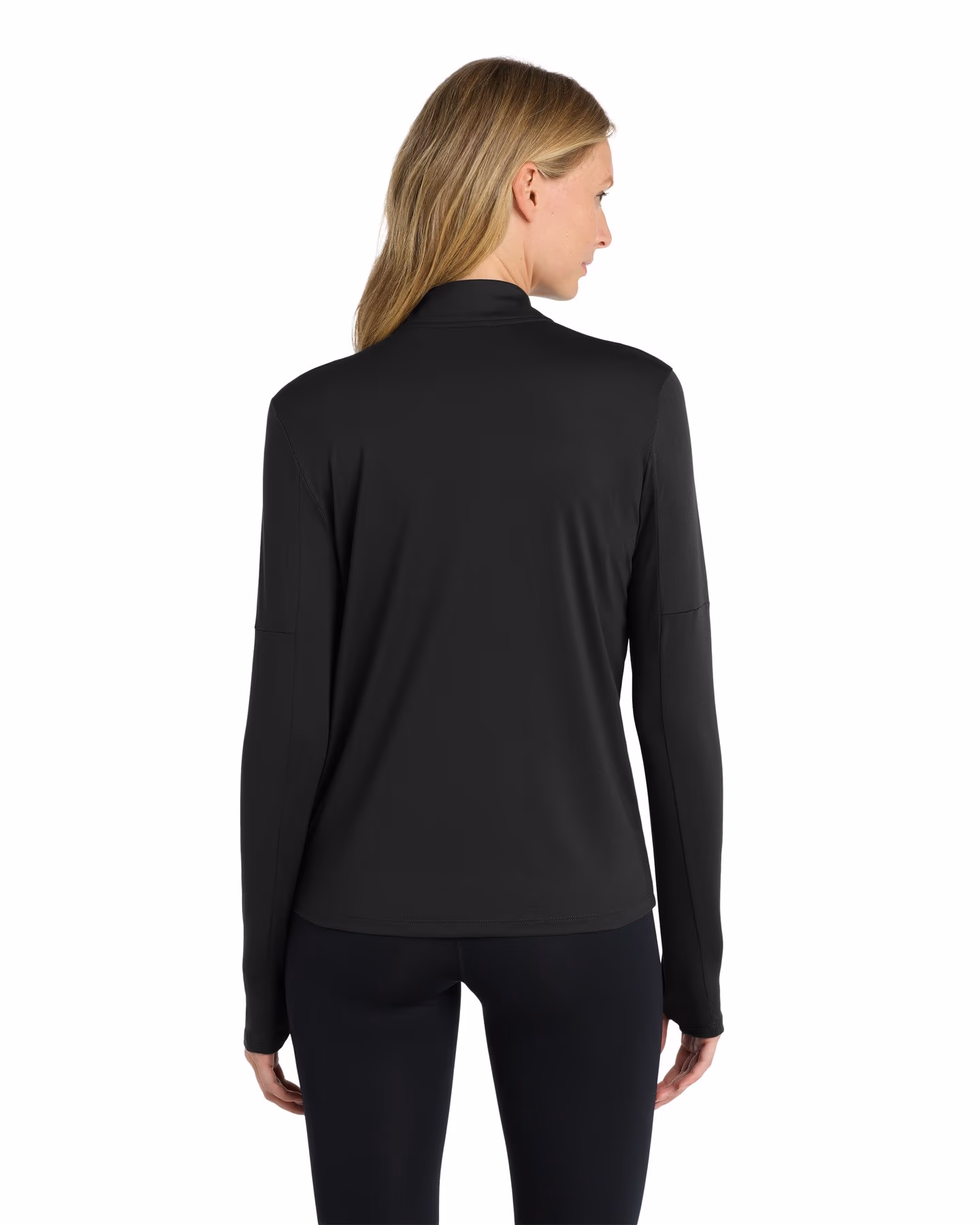 Custom Nike Women's Dri-FIT Element 1/2-Zip Top - Black back