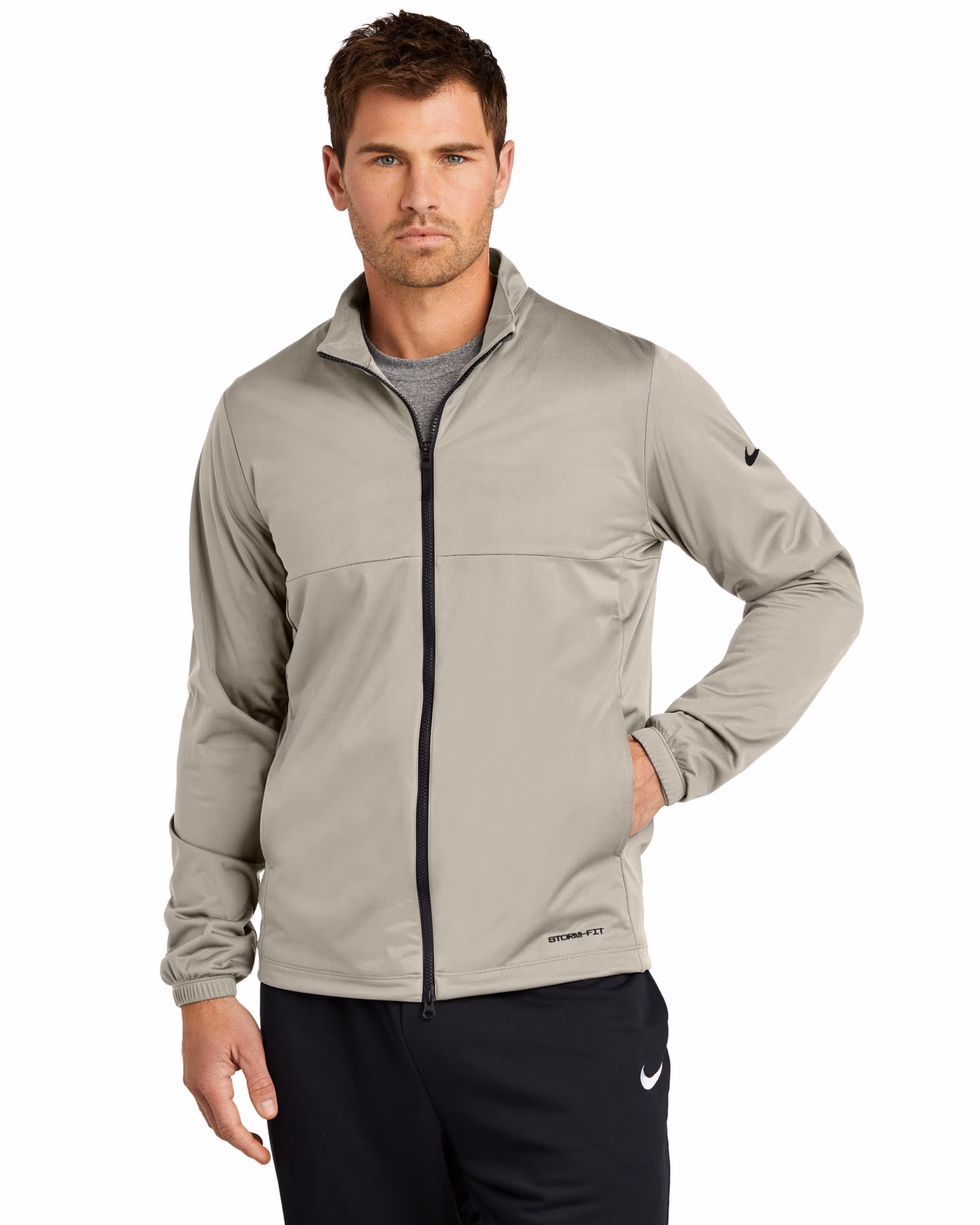 Nike Storm-FIT Full-Zip Jacket - Stone front