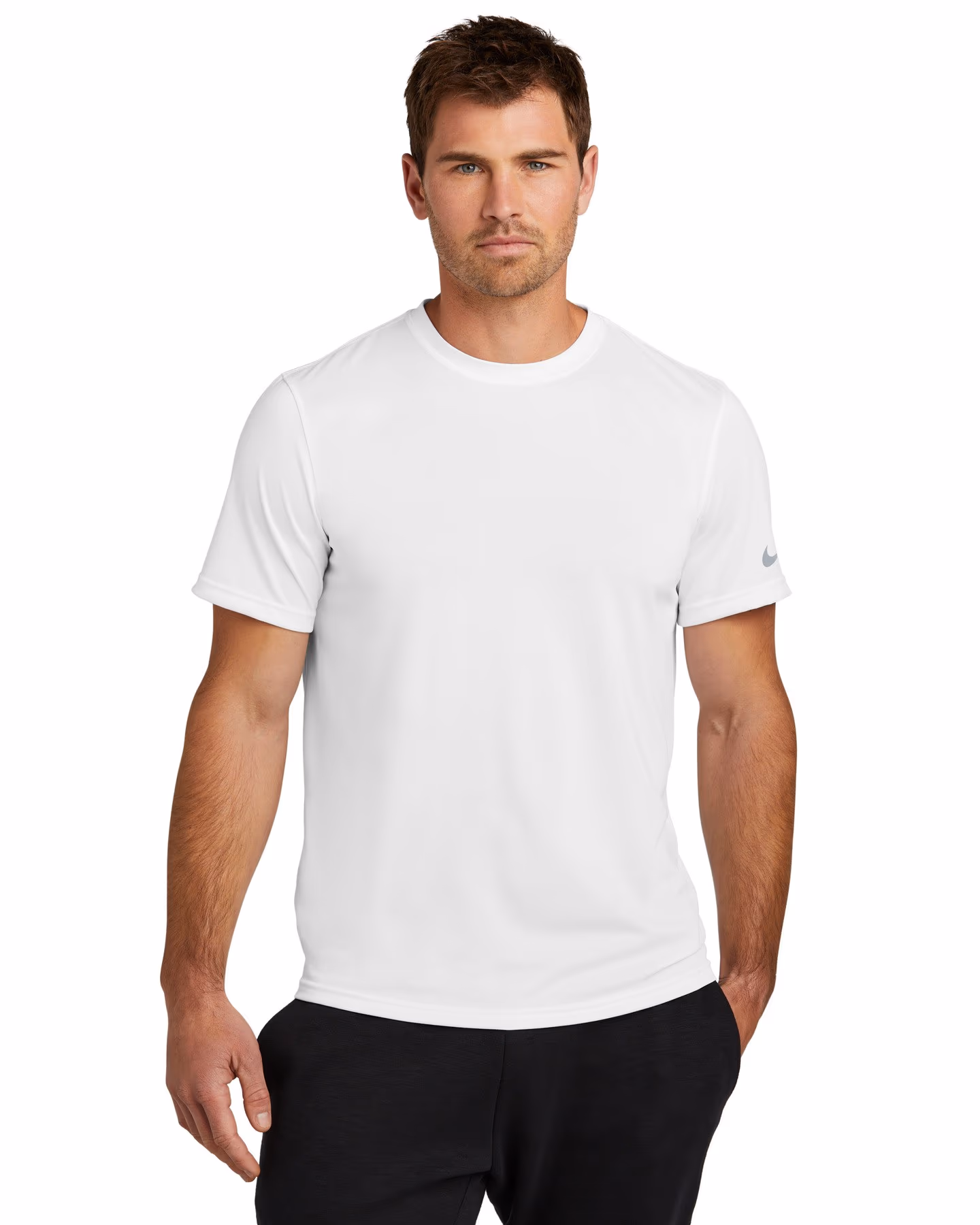 Nike Swoosh Sleeve rLegend Tee - White front