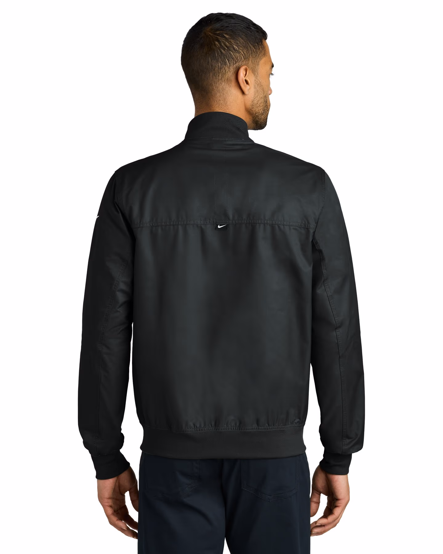 Custom Nike Bomber Jacket - Black back