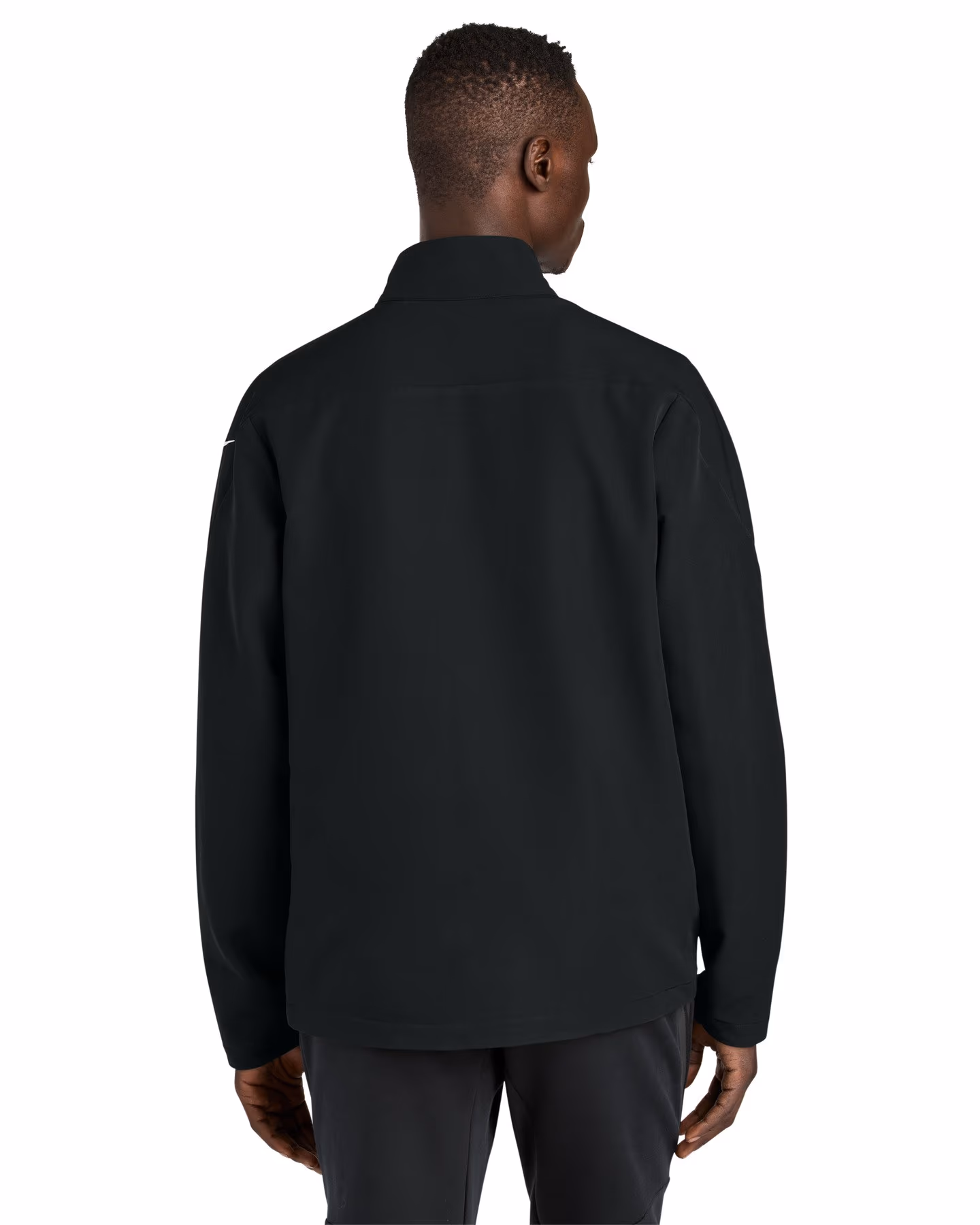 Custom Nike Full-Zip Soft Shell Jacket - Black back