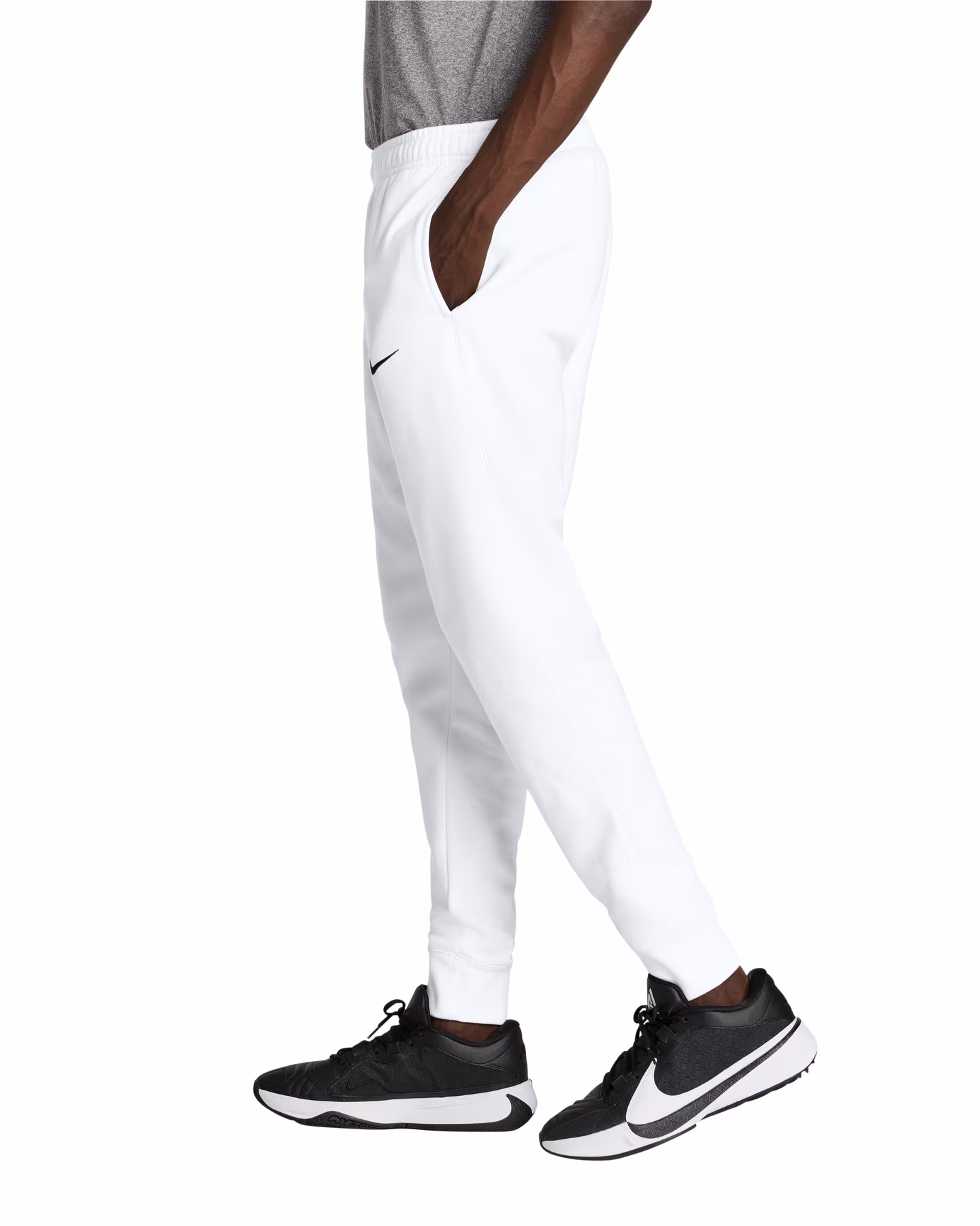 Custom Nike Club Fleece Jogger - White side