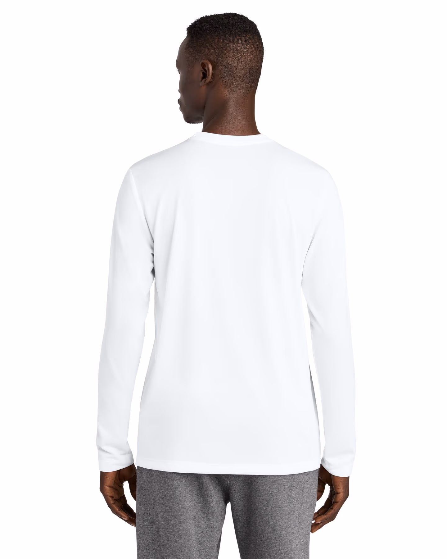 Custom Nike Team rLegend Long Sleeve Tee - White back