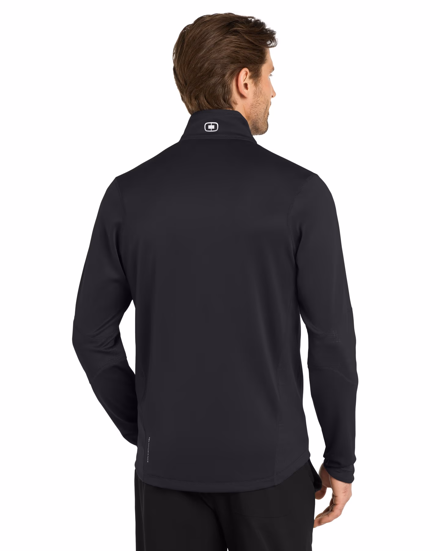 Custom OGIO Fulcrum 1/4-Zip - Blacktop back