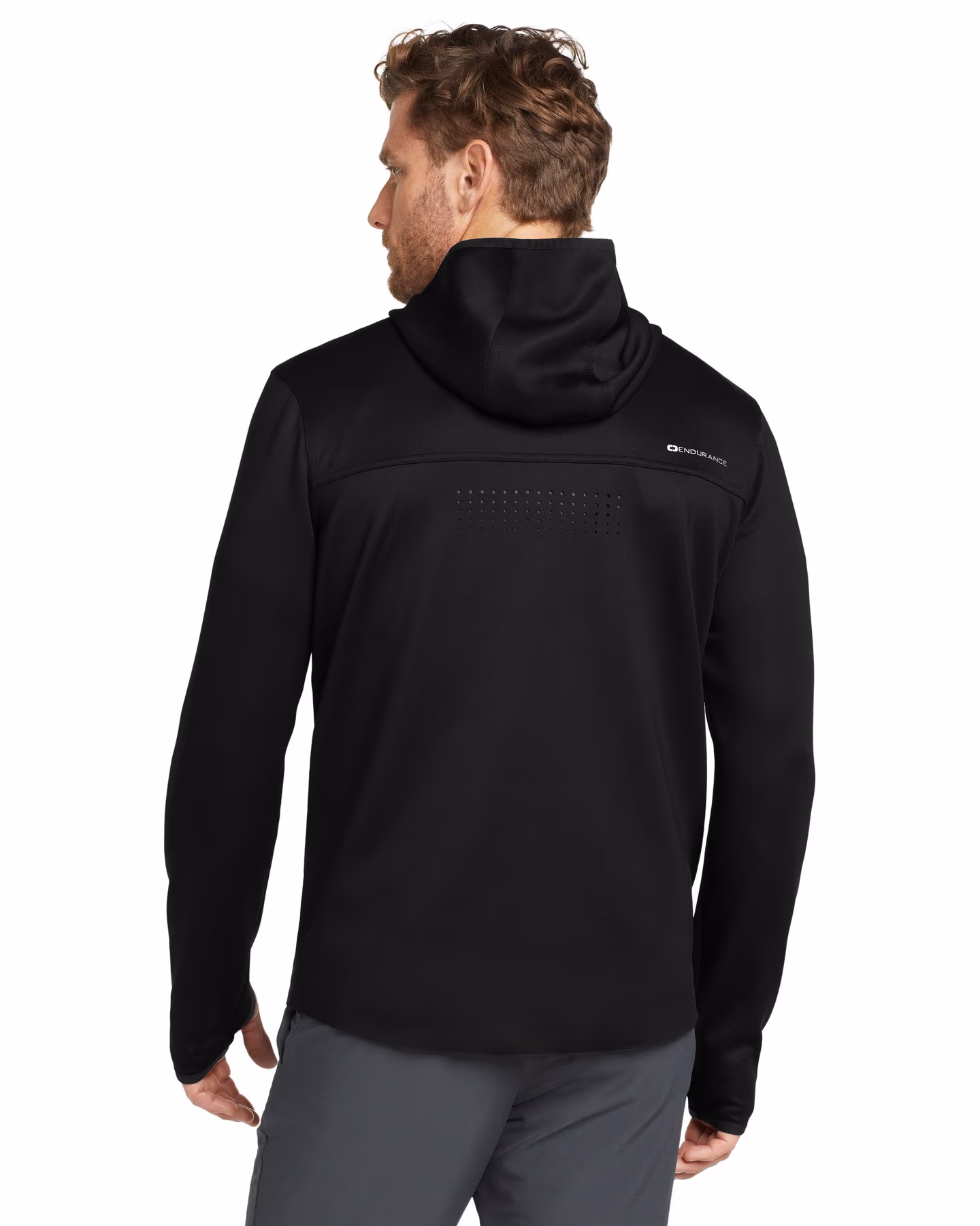 Custom OGIO Stealth Full-Zip Jacket - Blacktop back