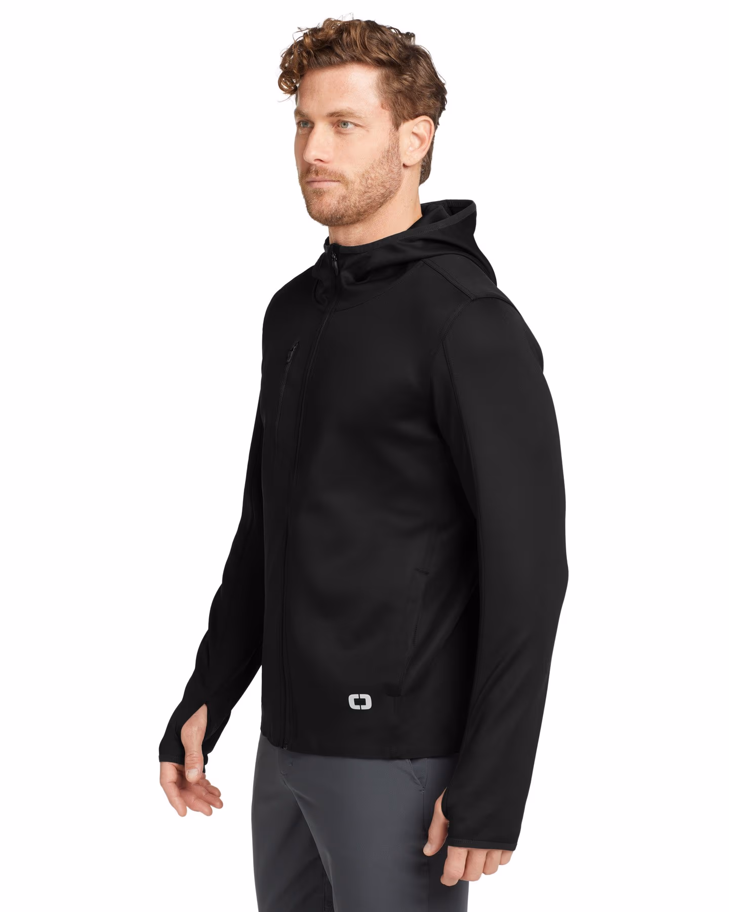 Custom OGIO Stealth Full-Zip Jacket - Blacktop side