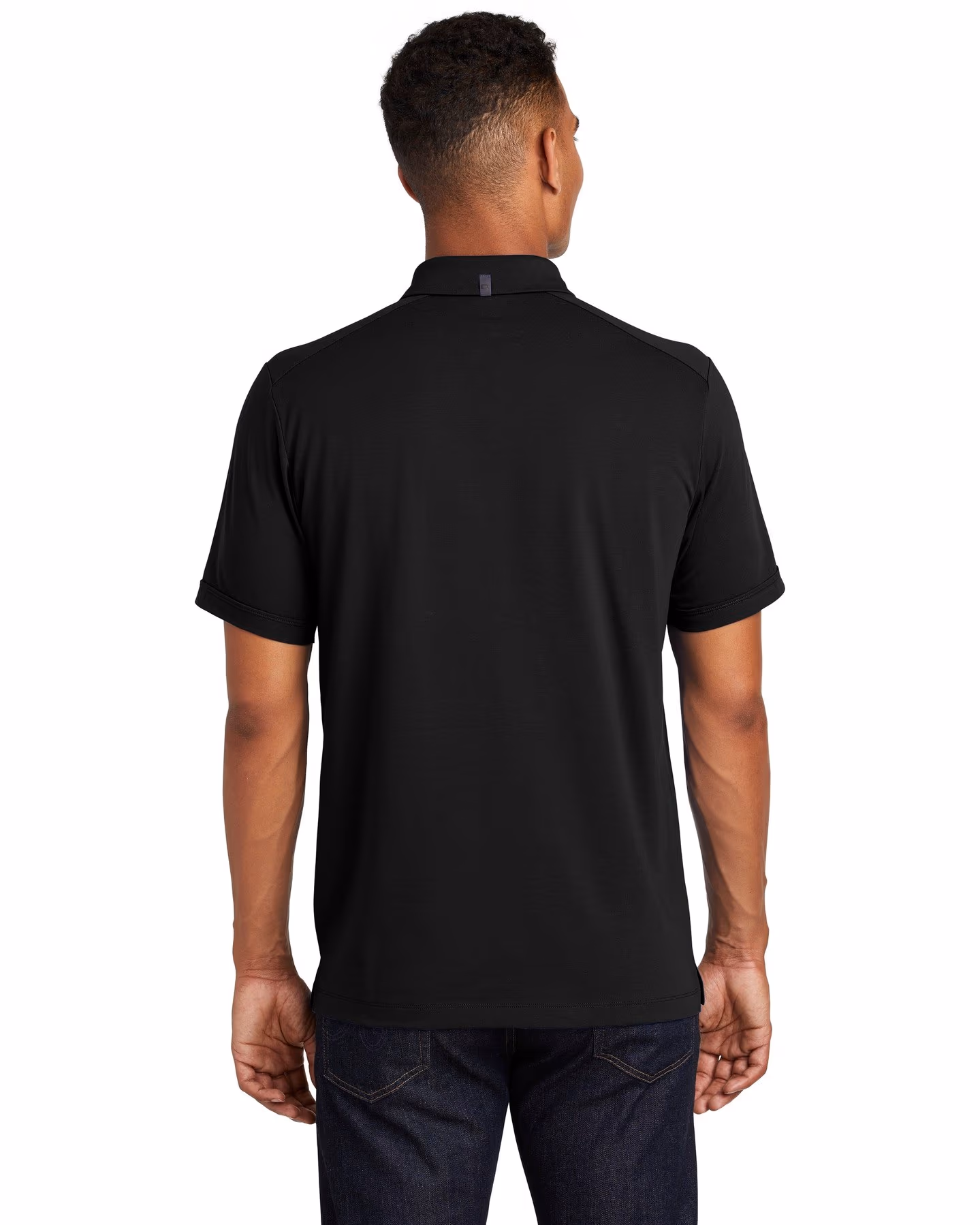 Custom OGIO Limit Polo - Blacktop back