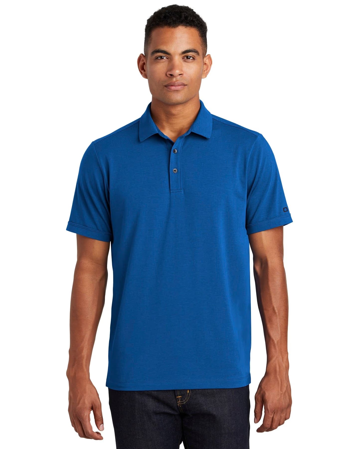 OGIO Limit Polo - Force Blue front