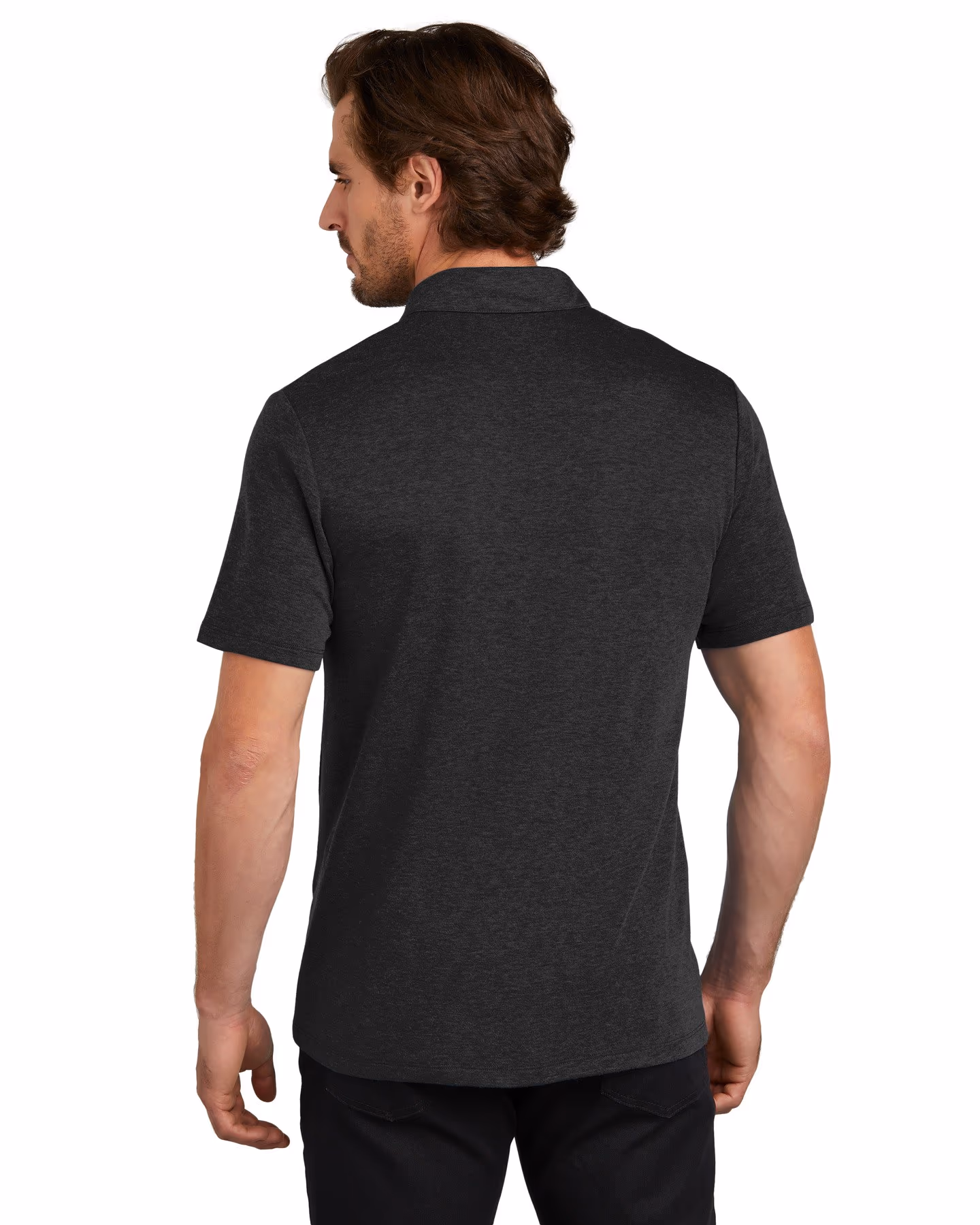 Custom OGIO Command Polo - Blacktop back