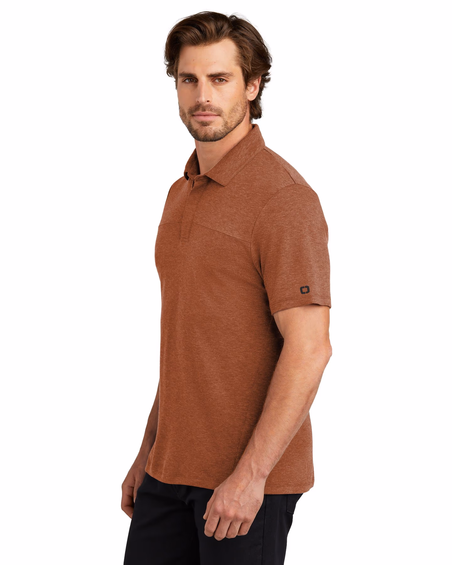 Custom OGIO Command Polo - Deep Rust side