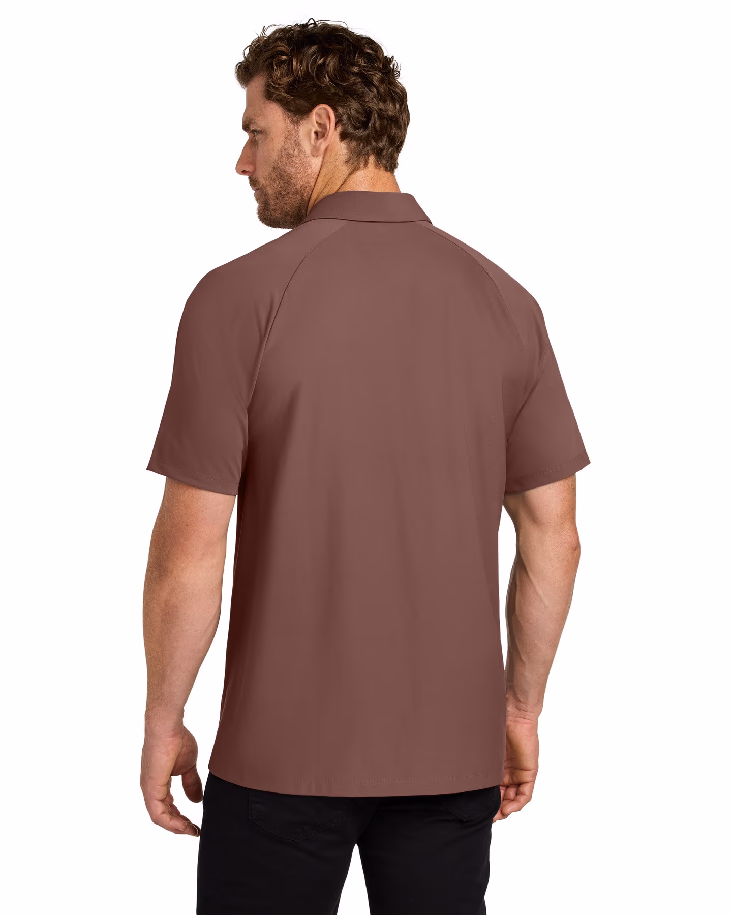 Custom OGIO Envision Polo - Deep Rose back