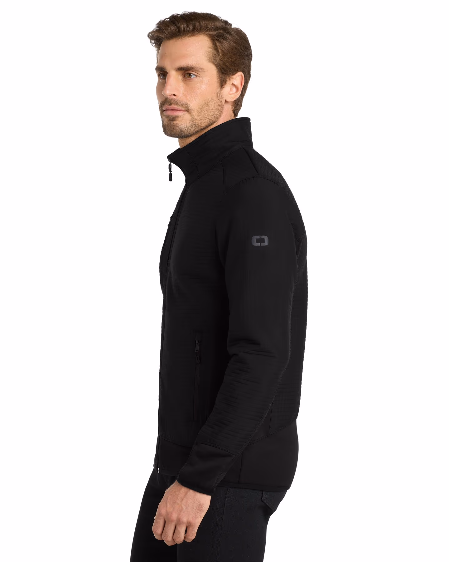 Custom OGIO Trax Jacket - Blacktop side