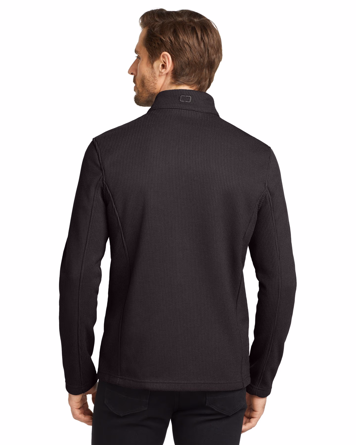 Custom OGIO Grit Fleece Jacket - Blacktop back
