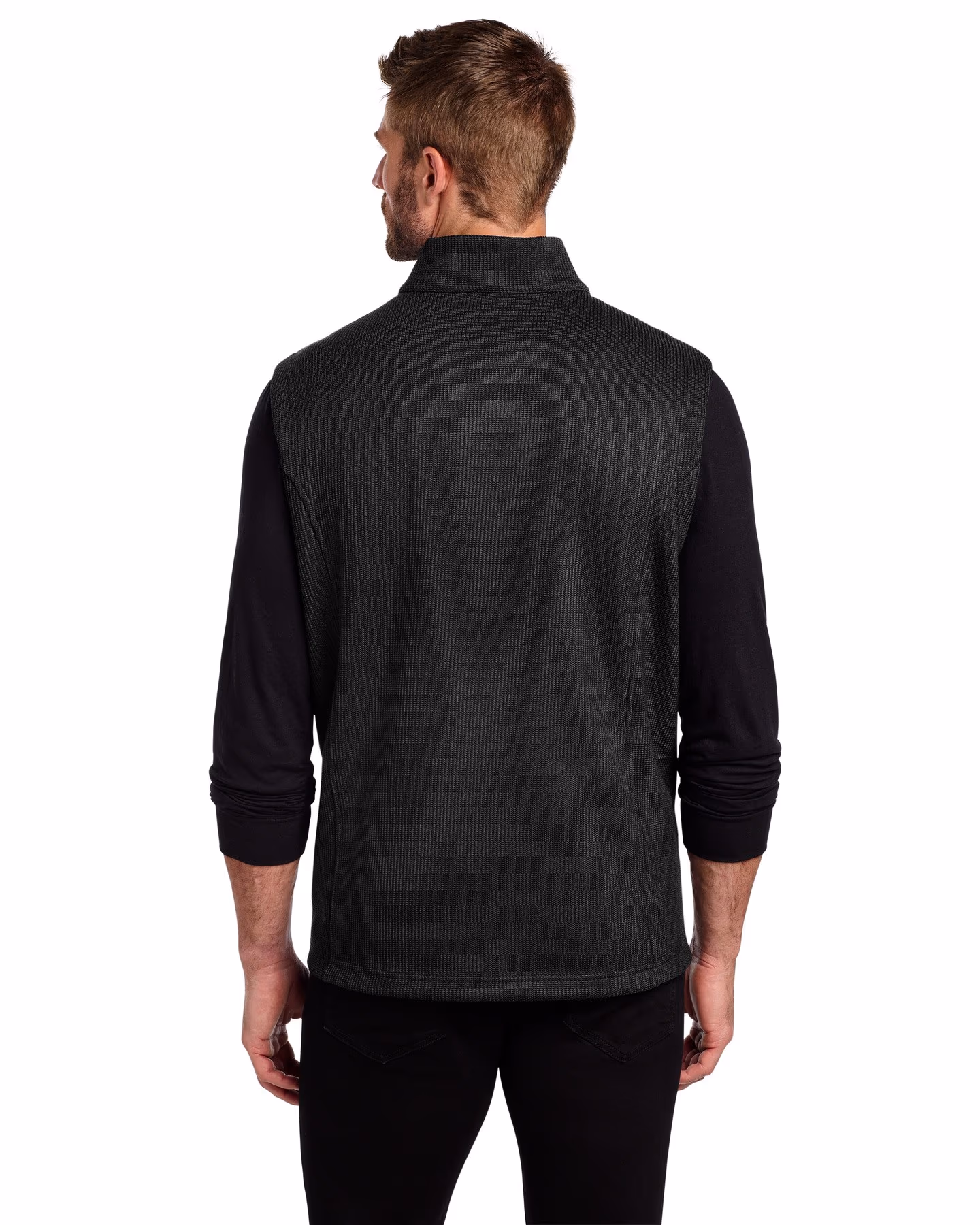 Custom OGIO Grit Fleece Vest - Blacktop back