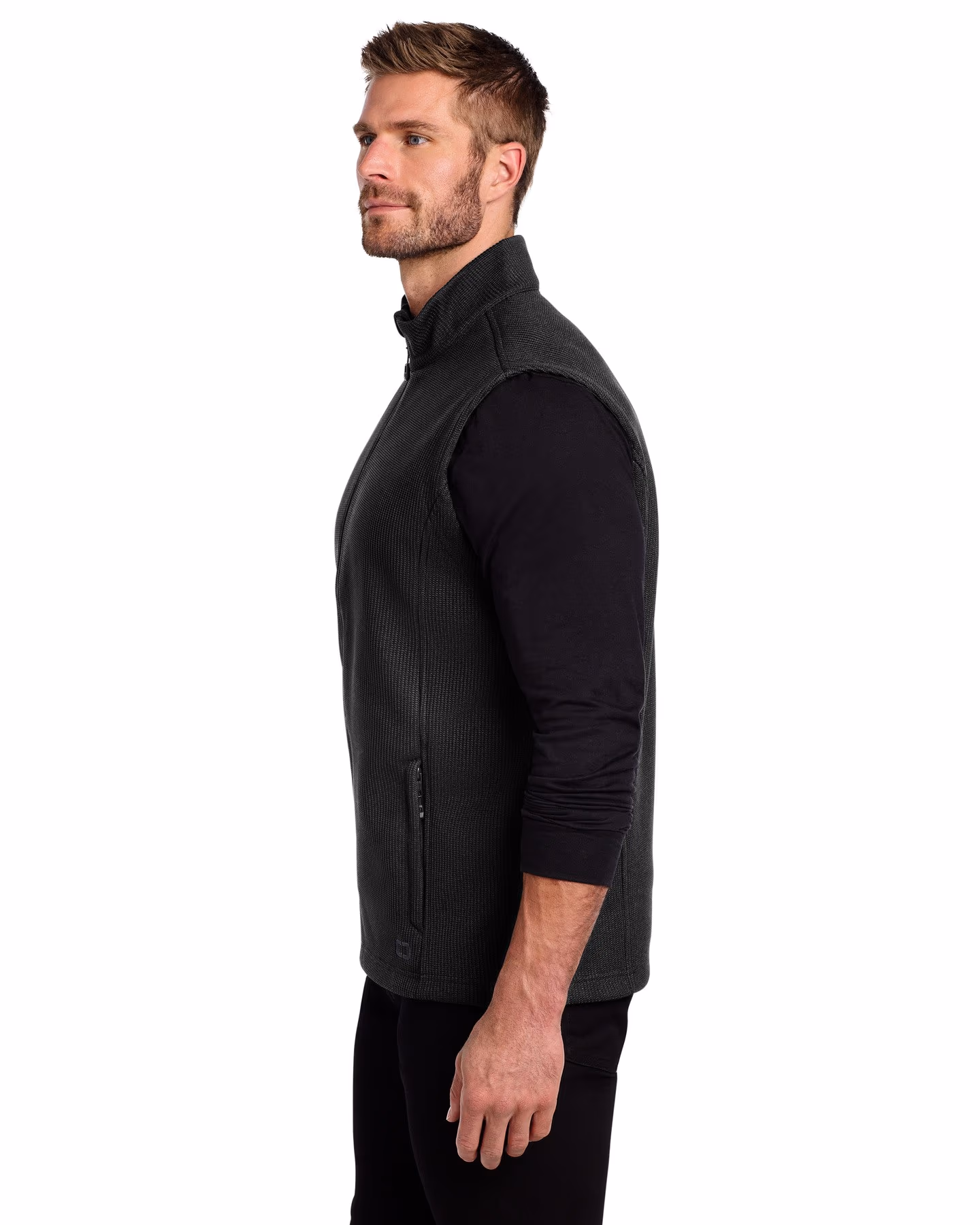 Custom OGIO Grit Fleece Vest - Blacktop side