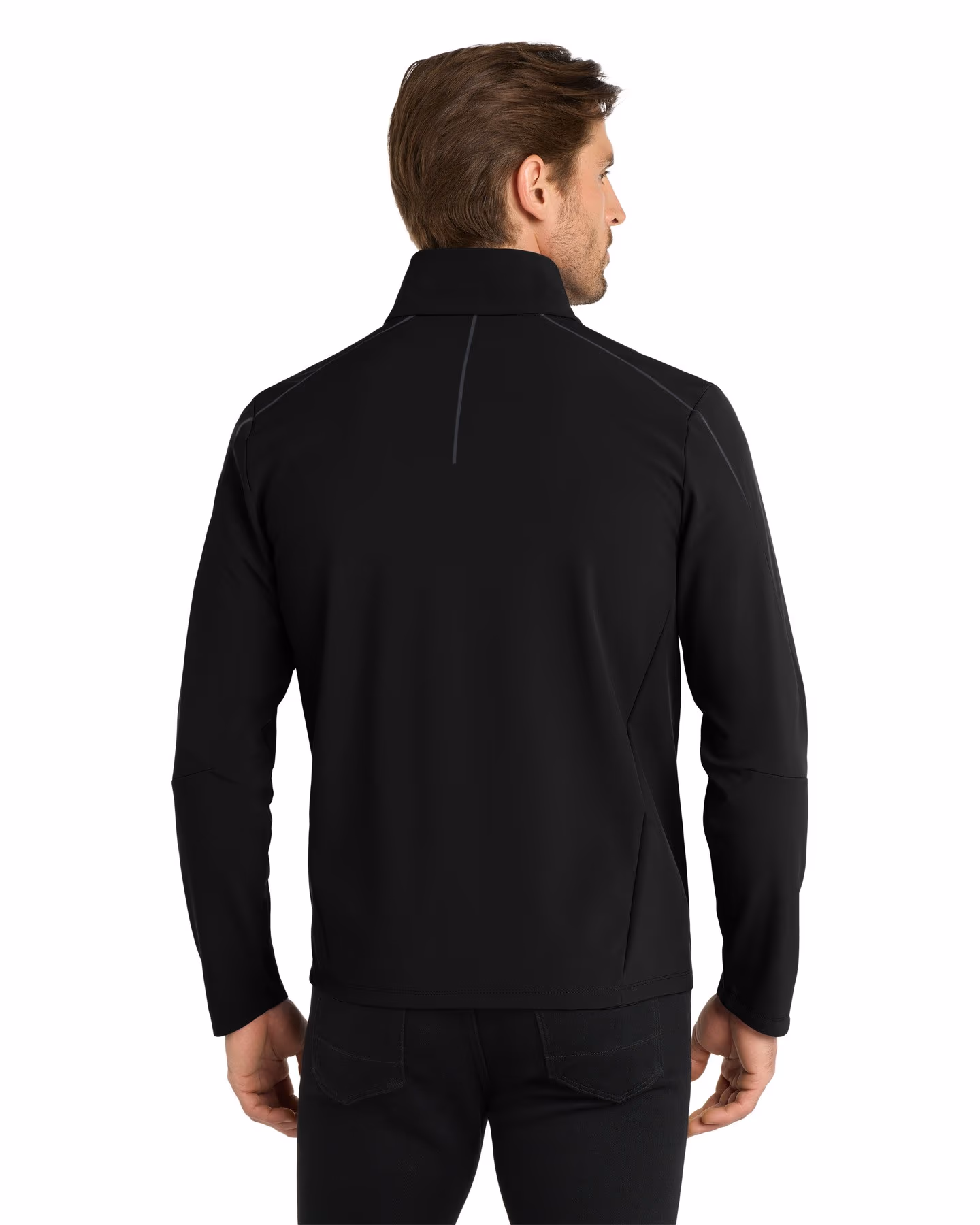 Custom OGIO Commuter Full-Zip Soft Shell - Blacktop back