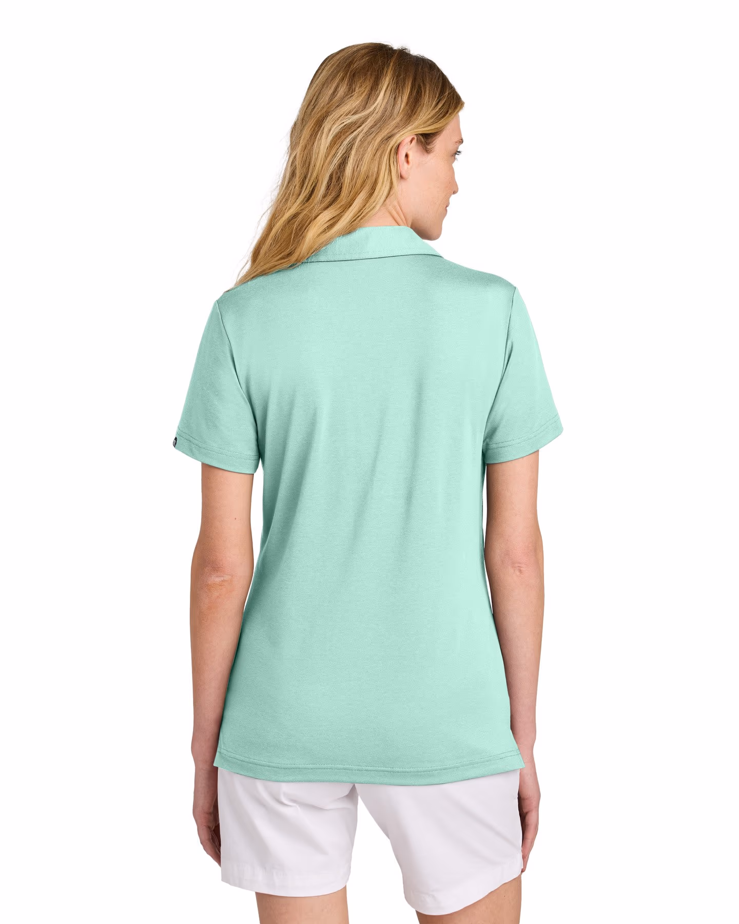 Custom TravisMathew Women’s Glenview Solid Polo - Mint back