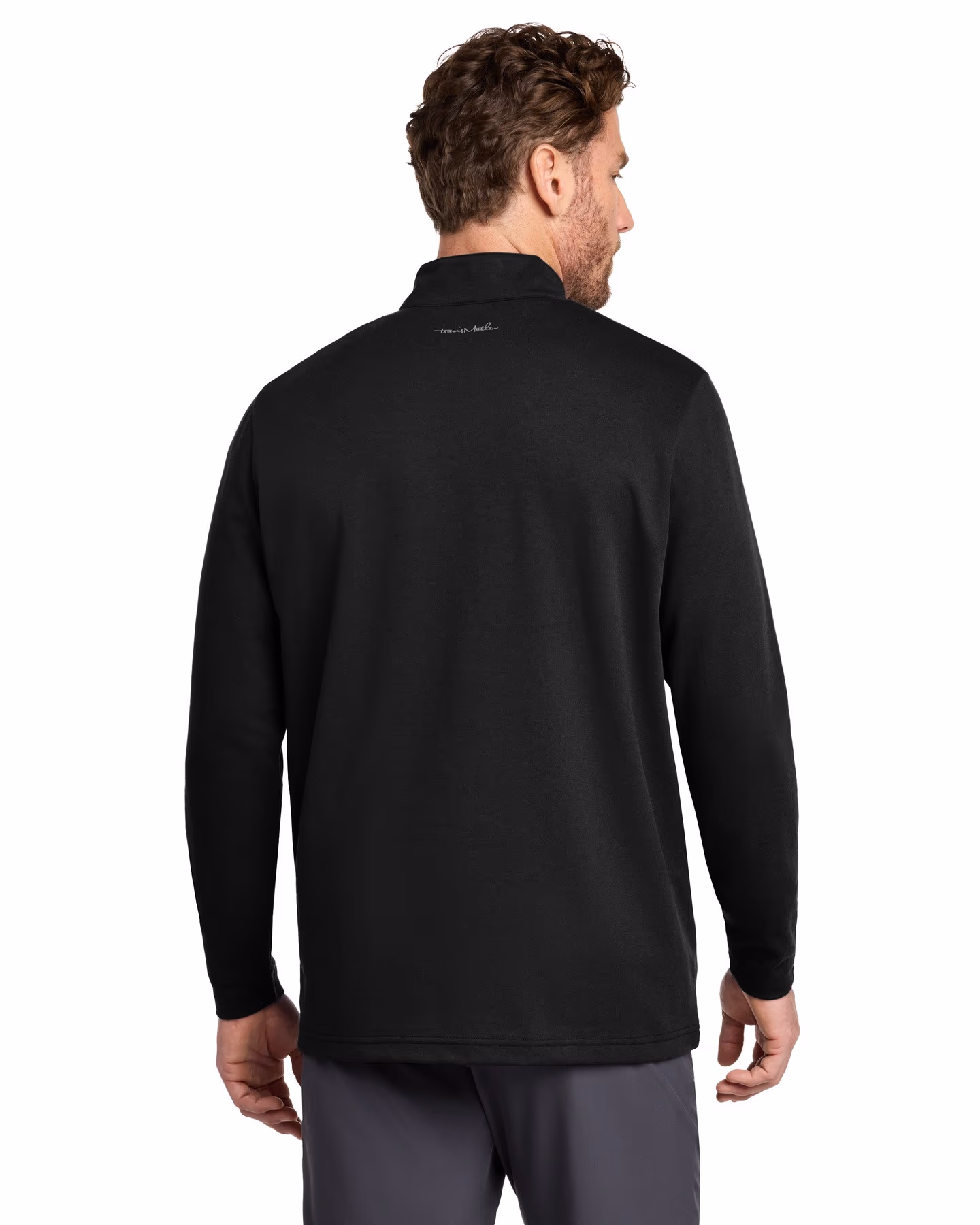 Custom TravisMathew Coveside 1/4-Zip - Black back
