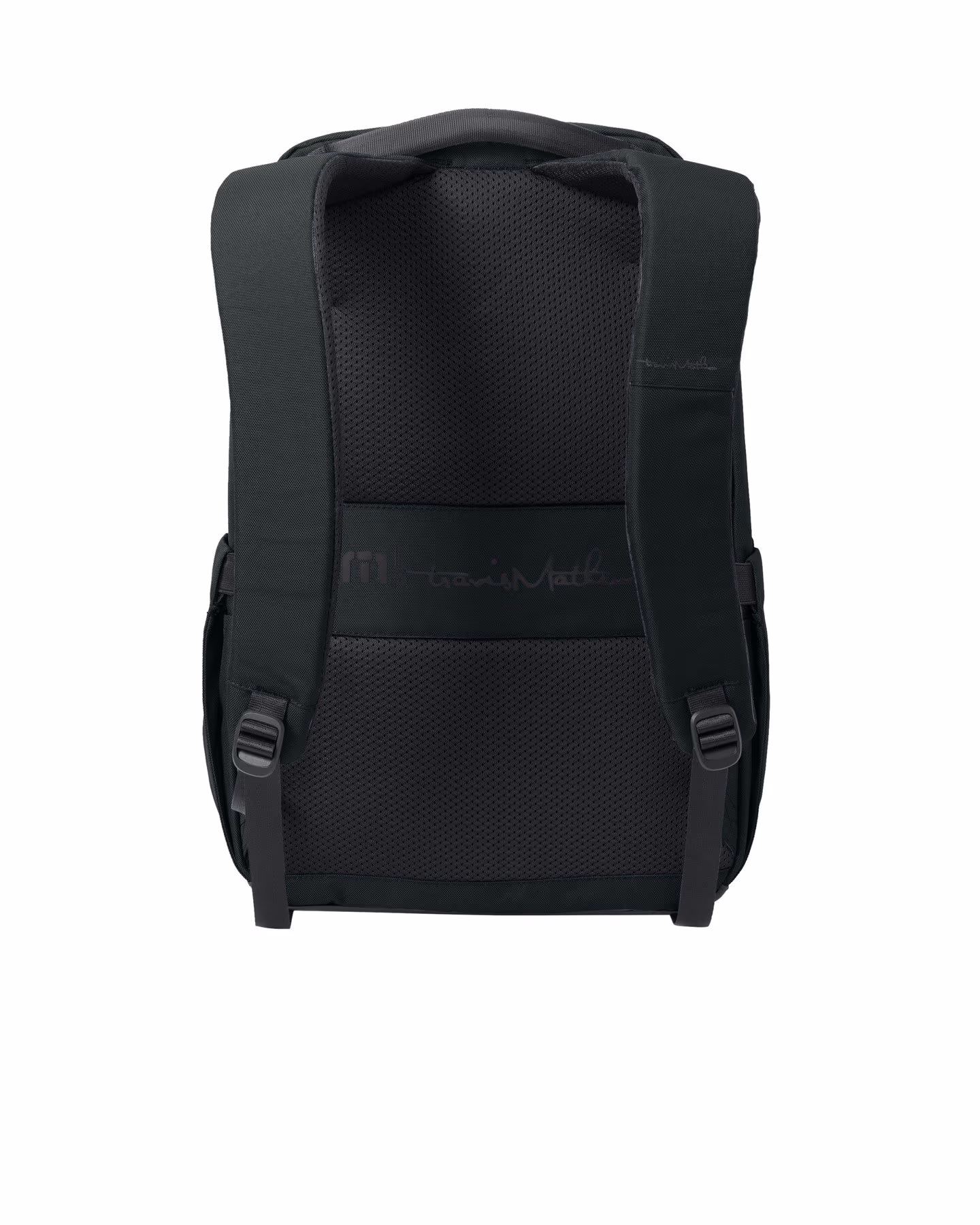 Custom TravisMathew Approach Backpack - Black flat back