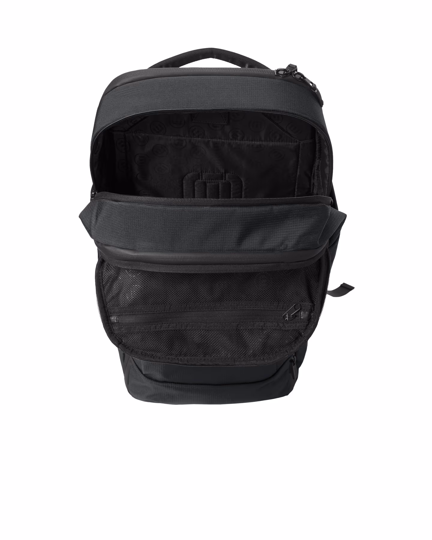 Custom TravisMathew Lateral Backpack - Black inside