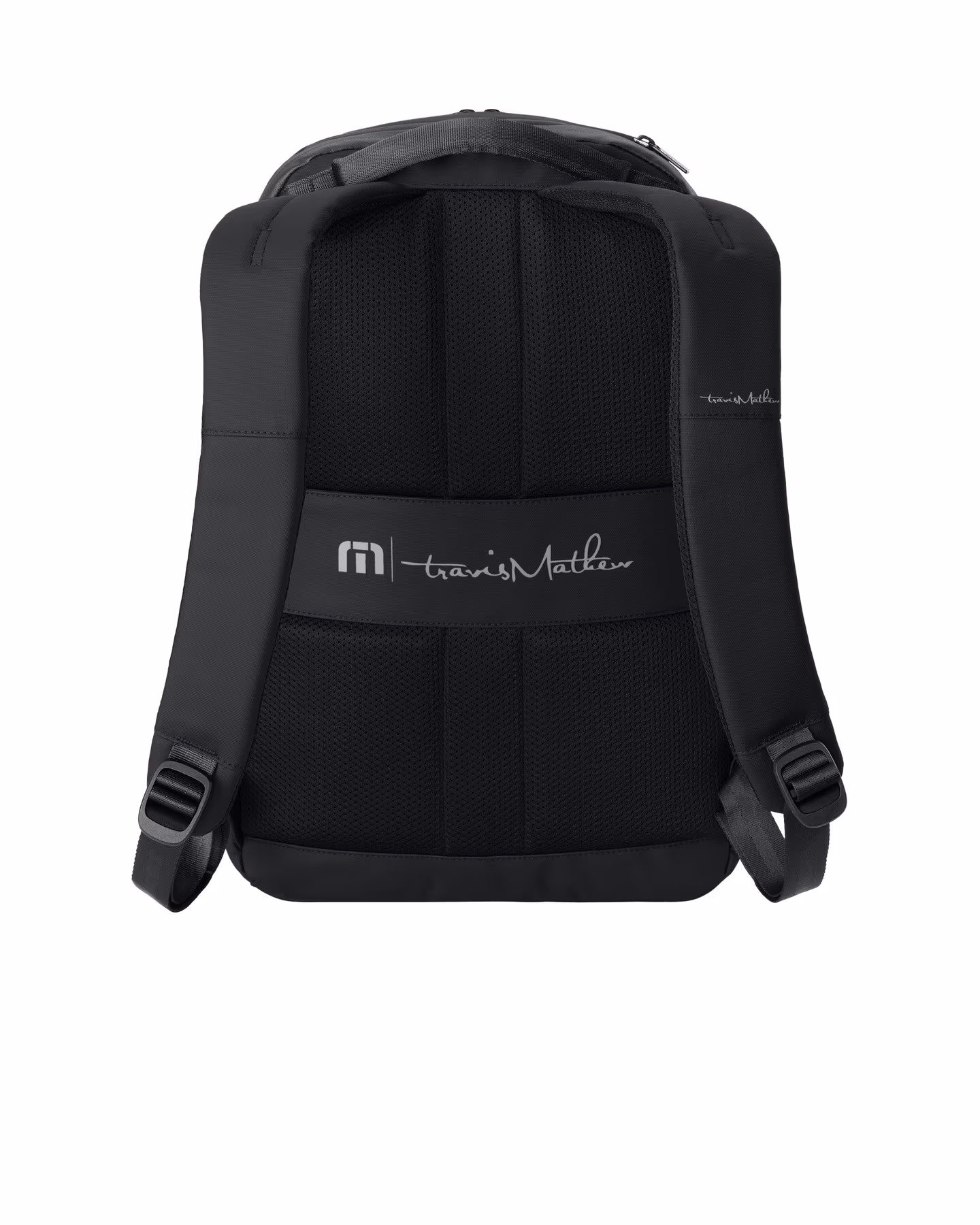 Custom TravisMathew Recess Backpack - Black back