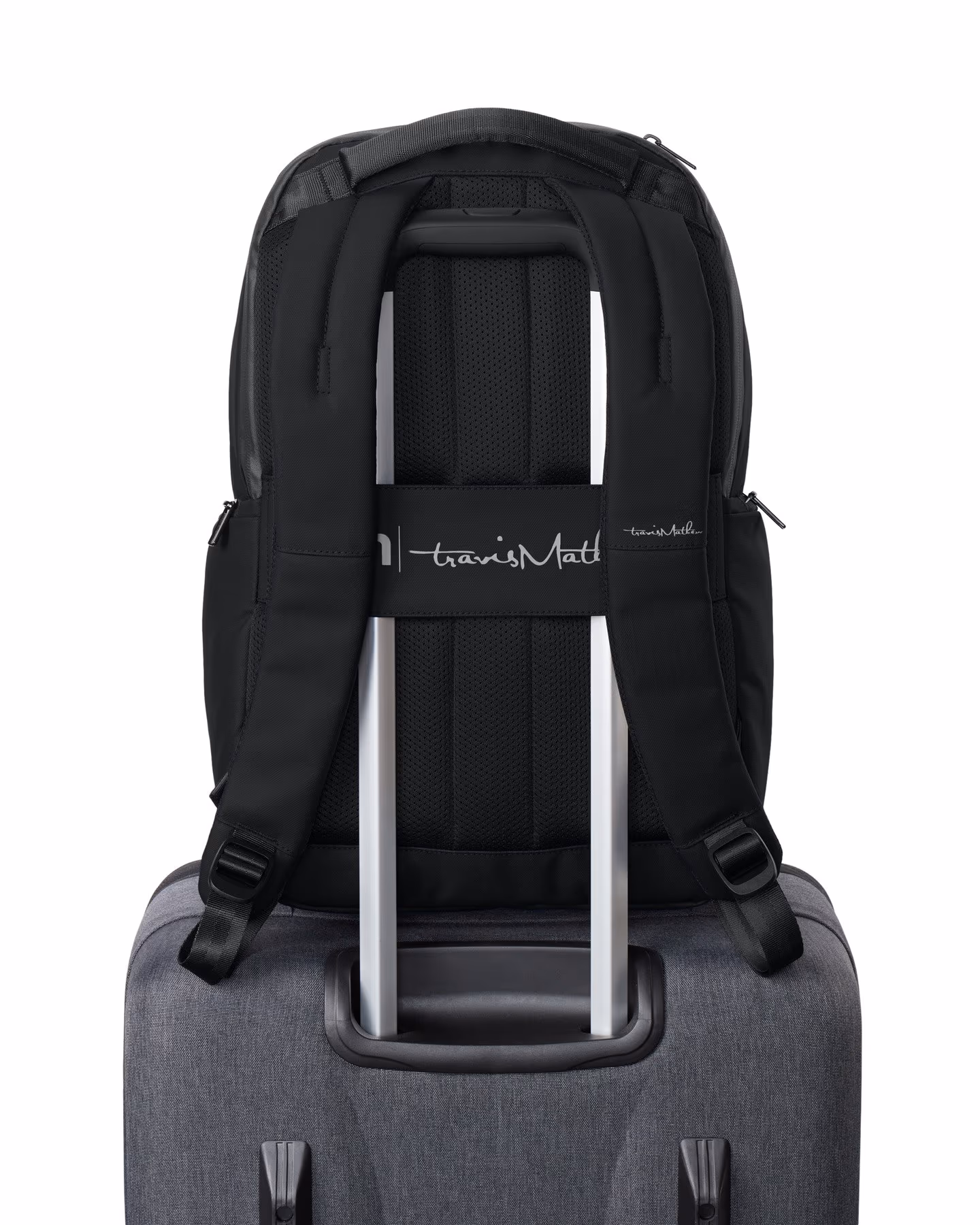 Custom TravisMathew Recess Backpack - Black detail