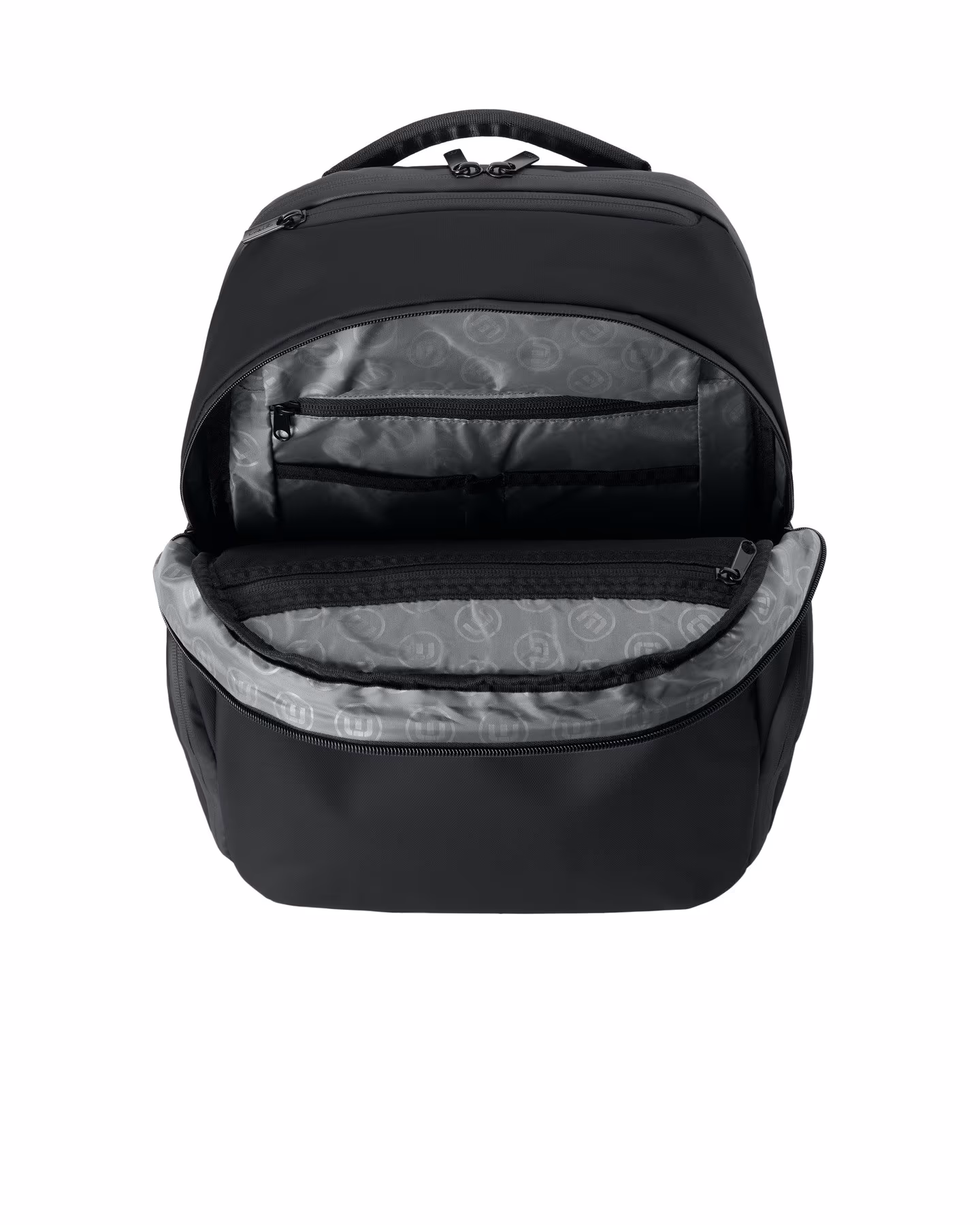 Custom TravisMathew Recess Backpack - Black inside