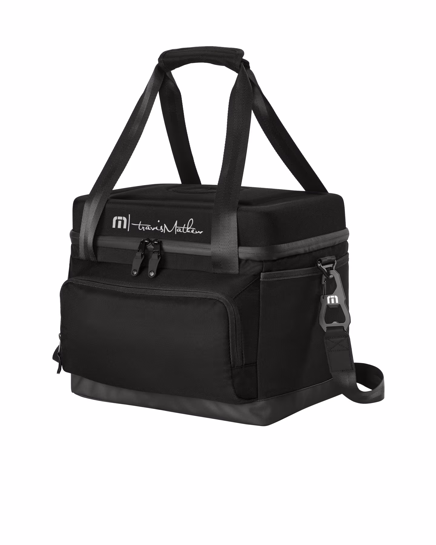 Custom TravisMathew Cruise 24-Can Cooler - Black side