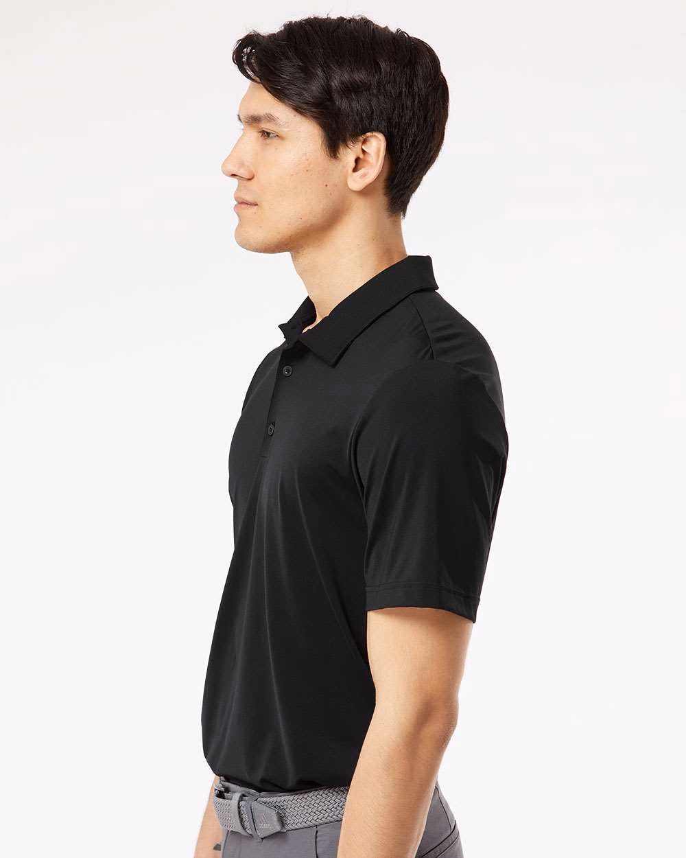 Custom Adidas Men's Ultimate365 Solid Polo - Black side