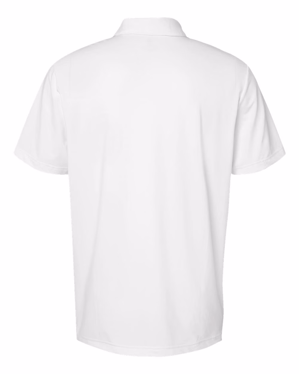 Custom Adidas Men's Ultimate365 Solid Polo - White flat back