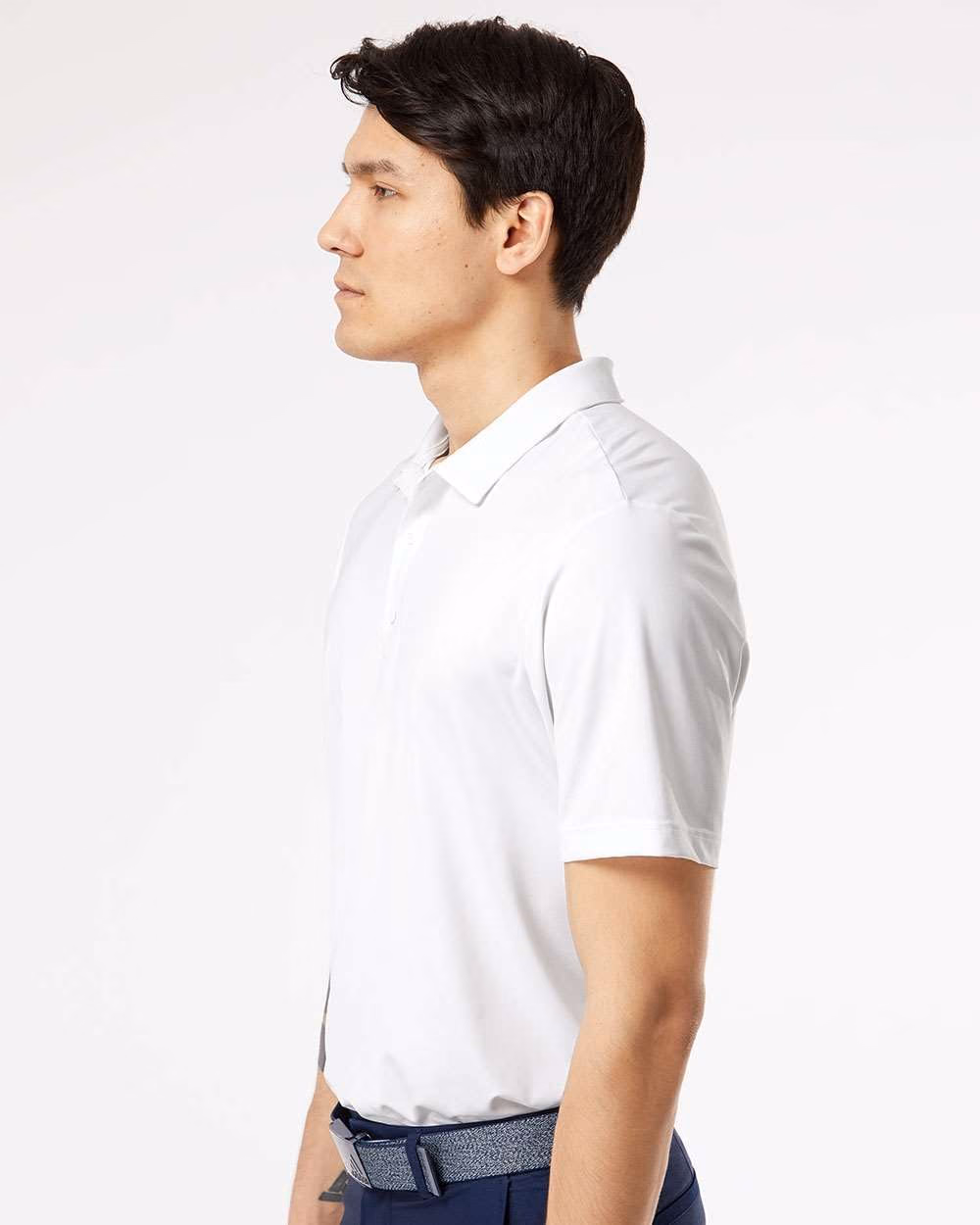 Custom Adidas Men's Ultimate365 Solid Polo - White side