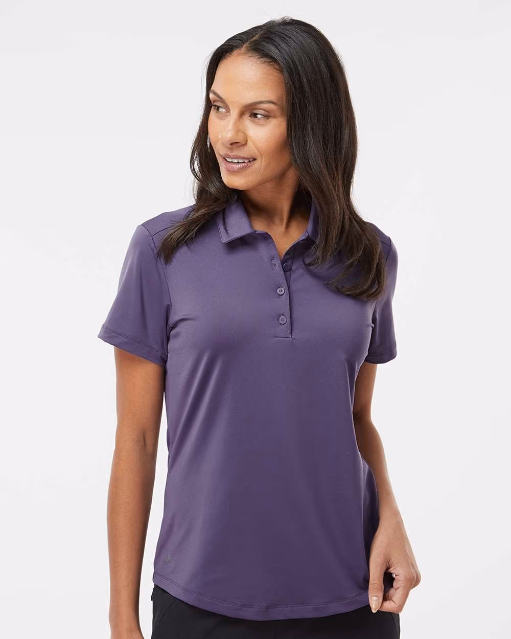 Adidas Women's Ultimate365 Solid Polo - Tech Purple front