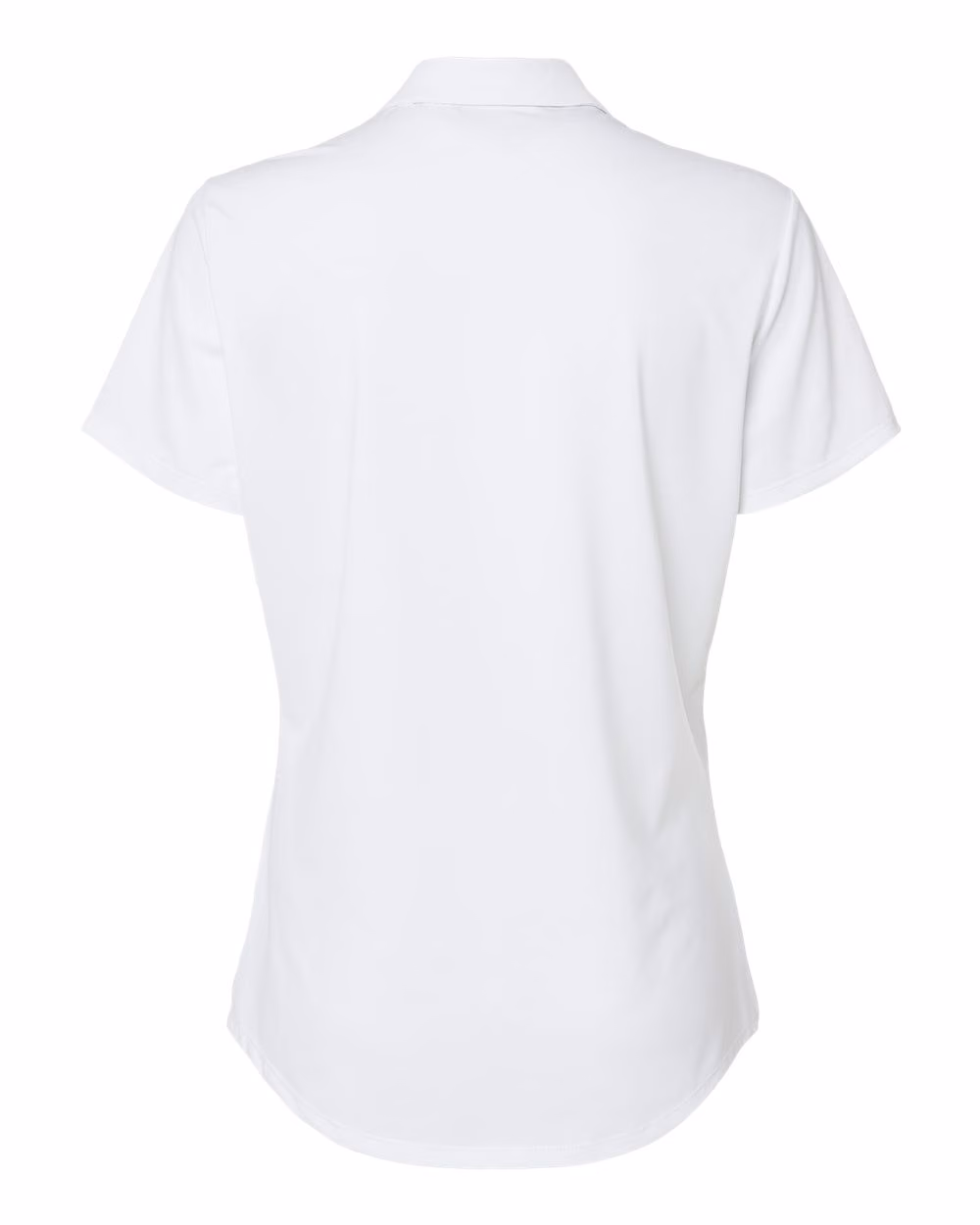 Custom Adidas Women's Ultimate365 Solid Polo - White flat back