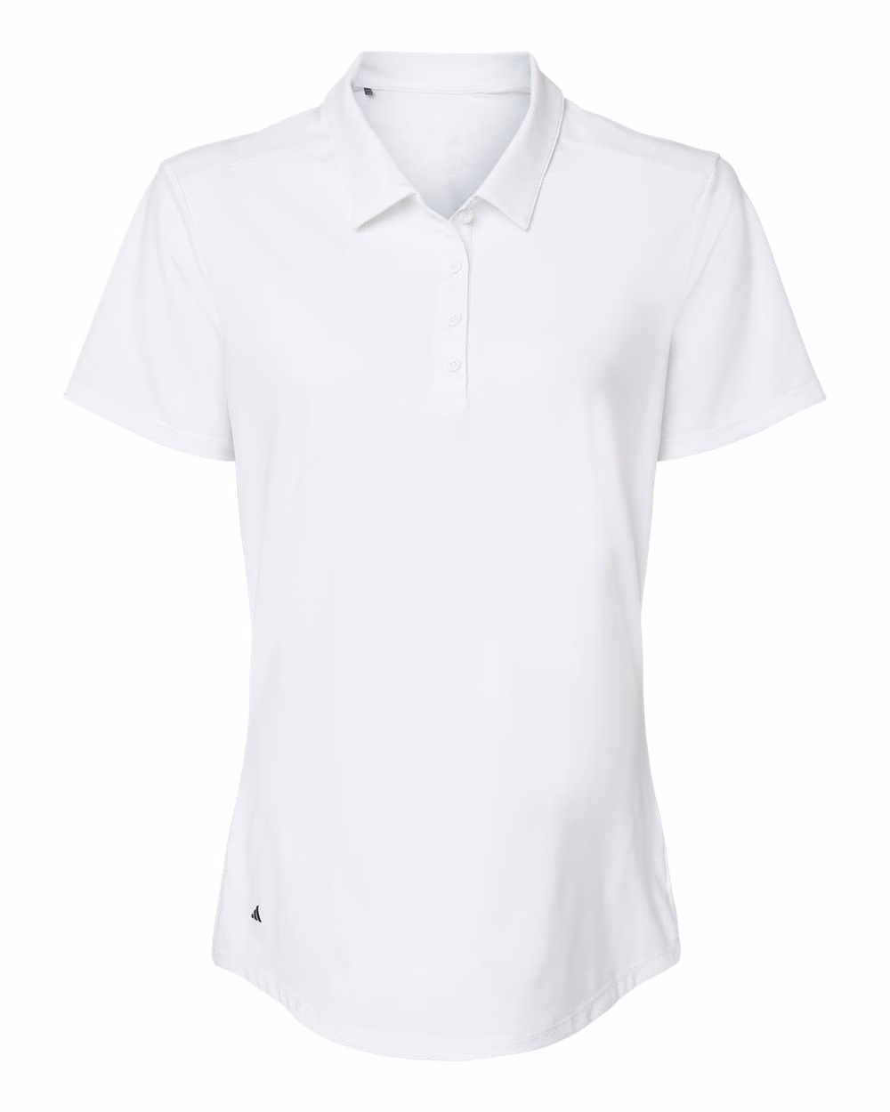 Custom Adidas Women's Ultimate365 Solid Polo - White flat front