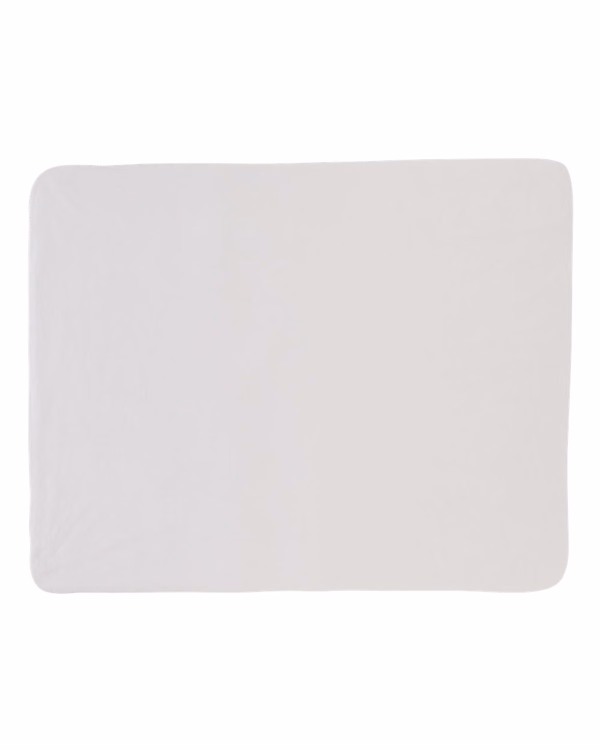 Liberty Bags Sublimation Sherpa Blanket - White - front