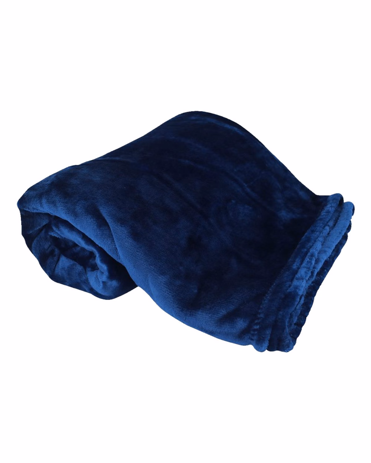 Alpine Fleece Oversized Mink Touch Luxury Blanket - Navy - front