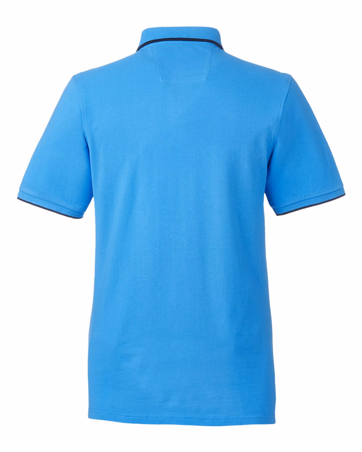 Custom Nautica Men's Deck Polo - Azure Blue - back