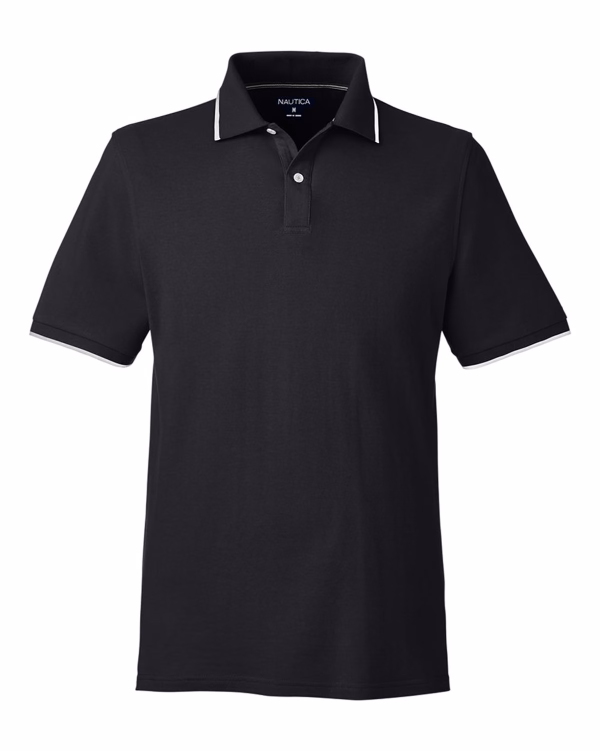 Nautica Men's Deck Polo - Black - front