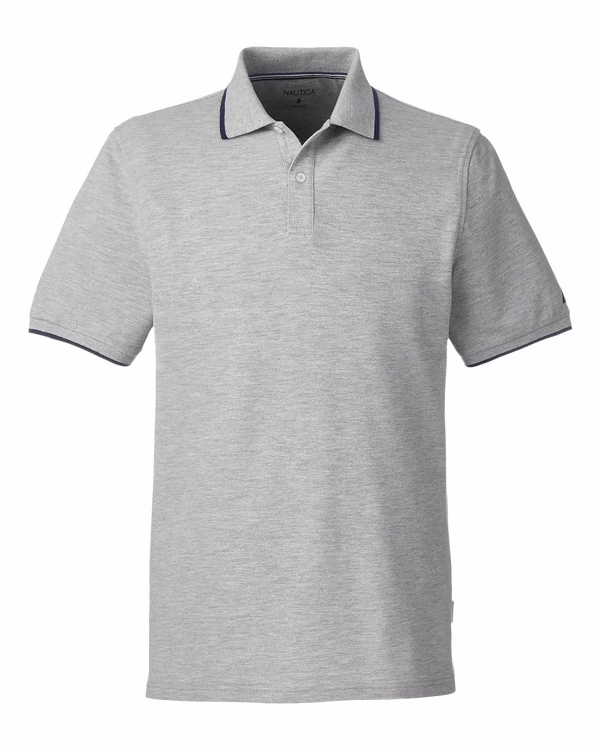 Nautica Men's Deck Polo - Oxford Heather - front