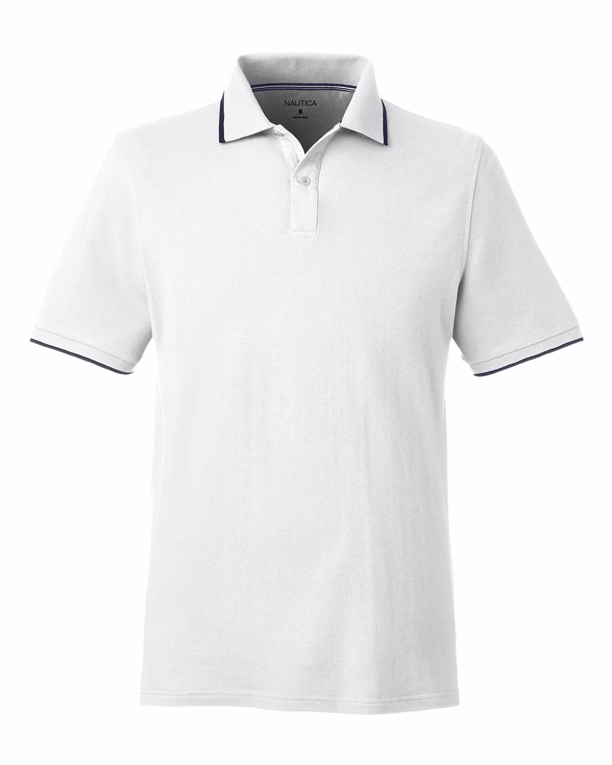 Nautica Men's Deck Polo - White - front