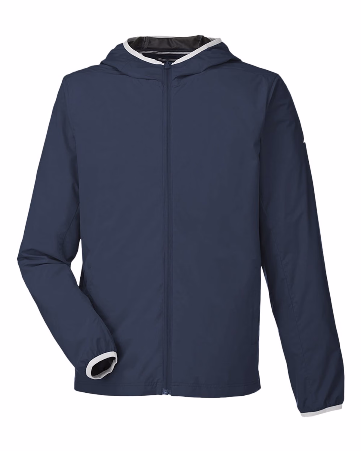 Nautica Men's Stillwater Hooded Windbreaker - Navy - front