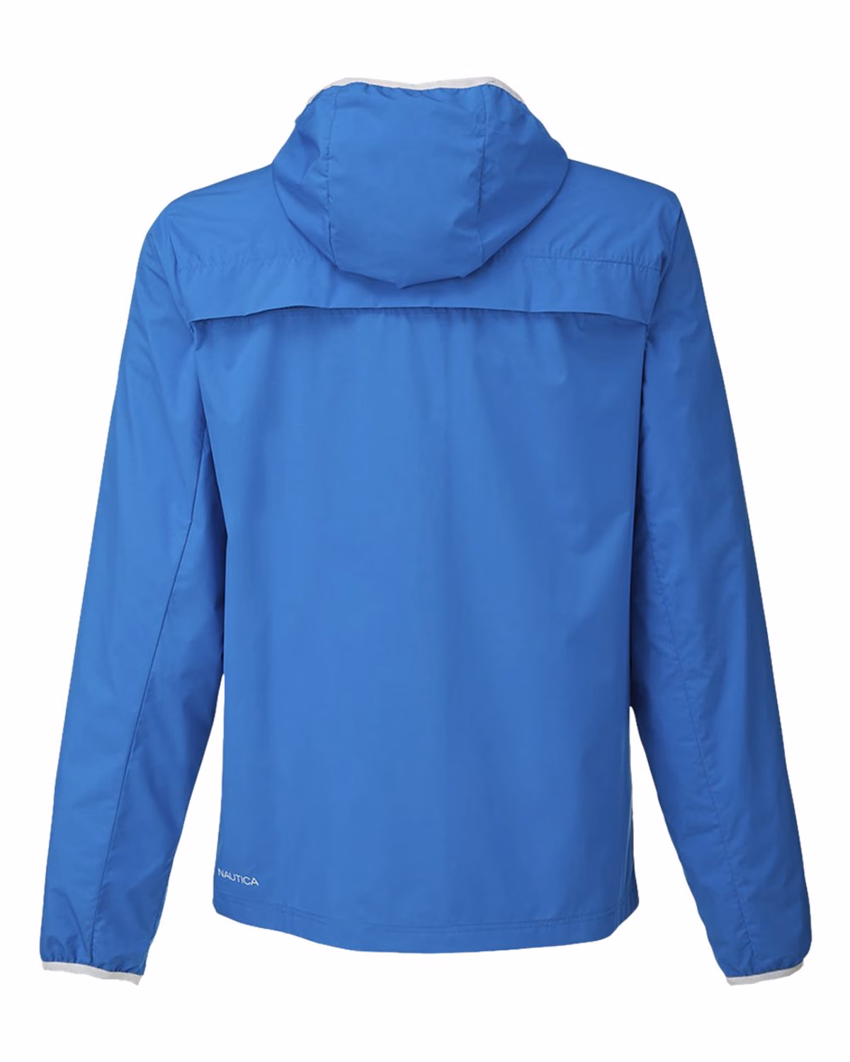 Custom Nautica Men's Stillwater Hooded Windbreaker - Royal - back